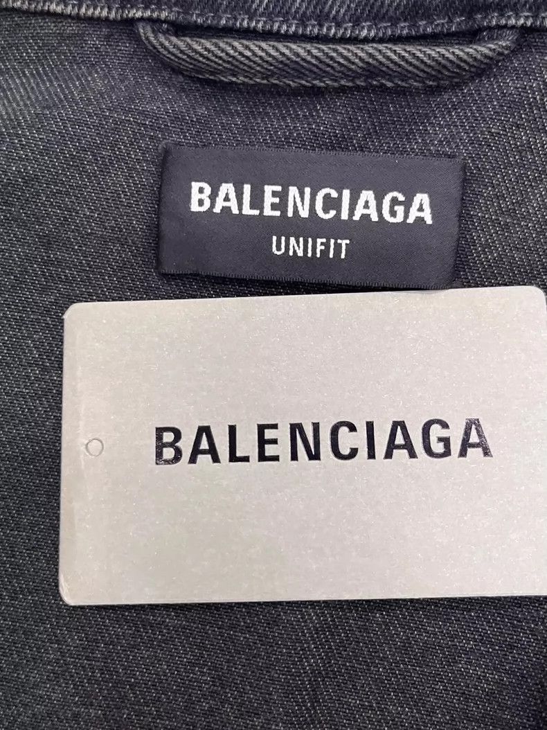 Balenciaga Balenciaga Solid Graffiti Single-Breasted Lapel Long-Sleeve Size US XS / EU 42 / 0 - 5 Thumbnail