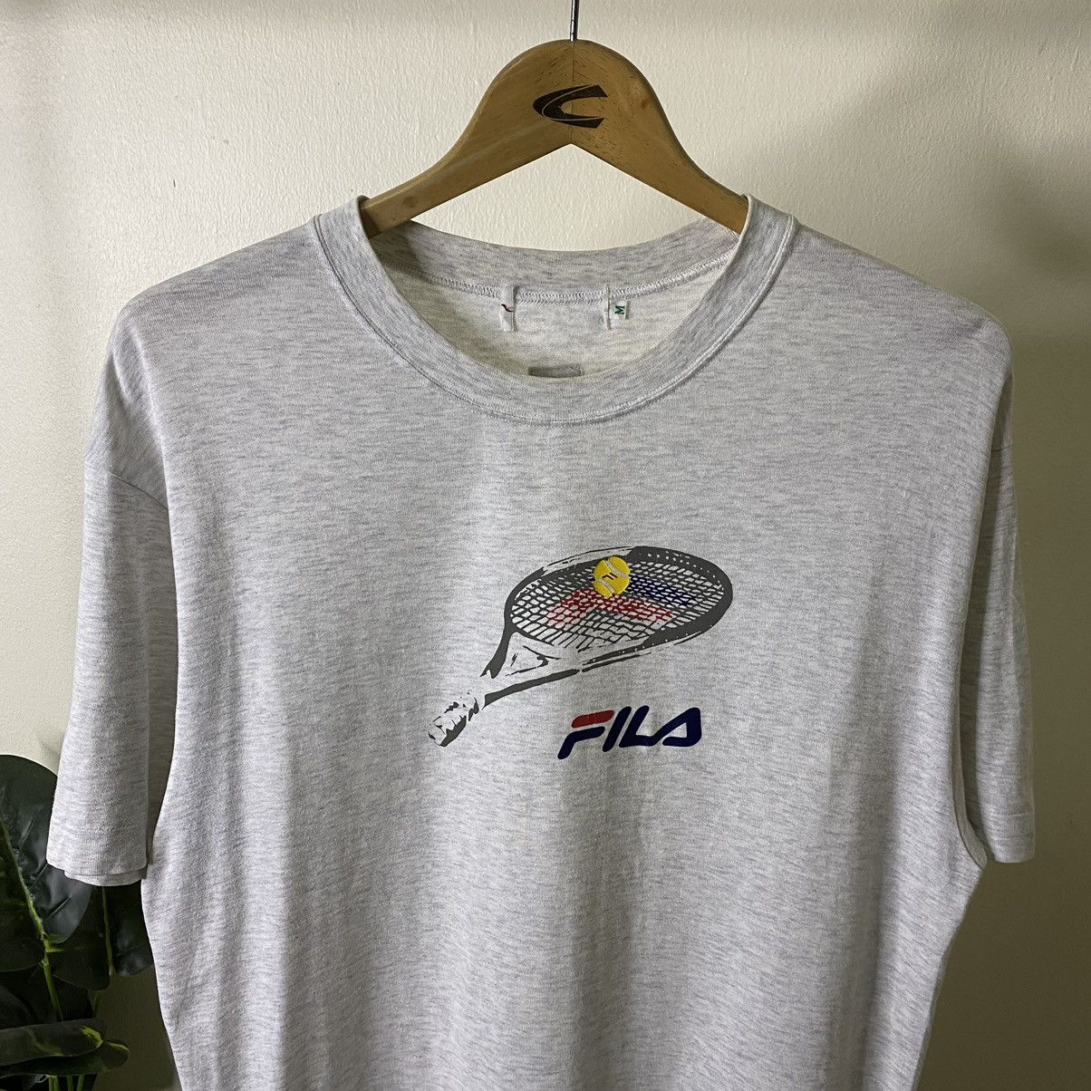 Fila × Vintage Vintage 1990s Fila Tennis Tee Size US M / EU 48-50 / 2 - 2 Thumbnail