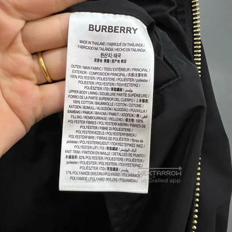 Burberry Burberry Men's Black Lightweight Jacket. Size US M / EU 48-50 / 2 - 4 Thumbnail
