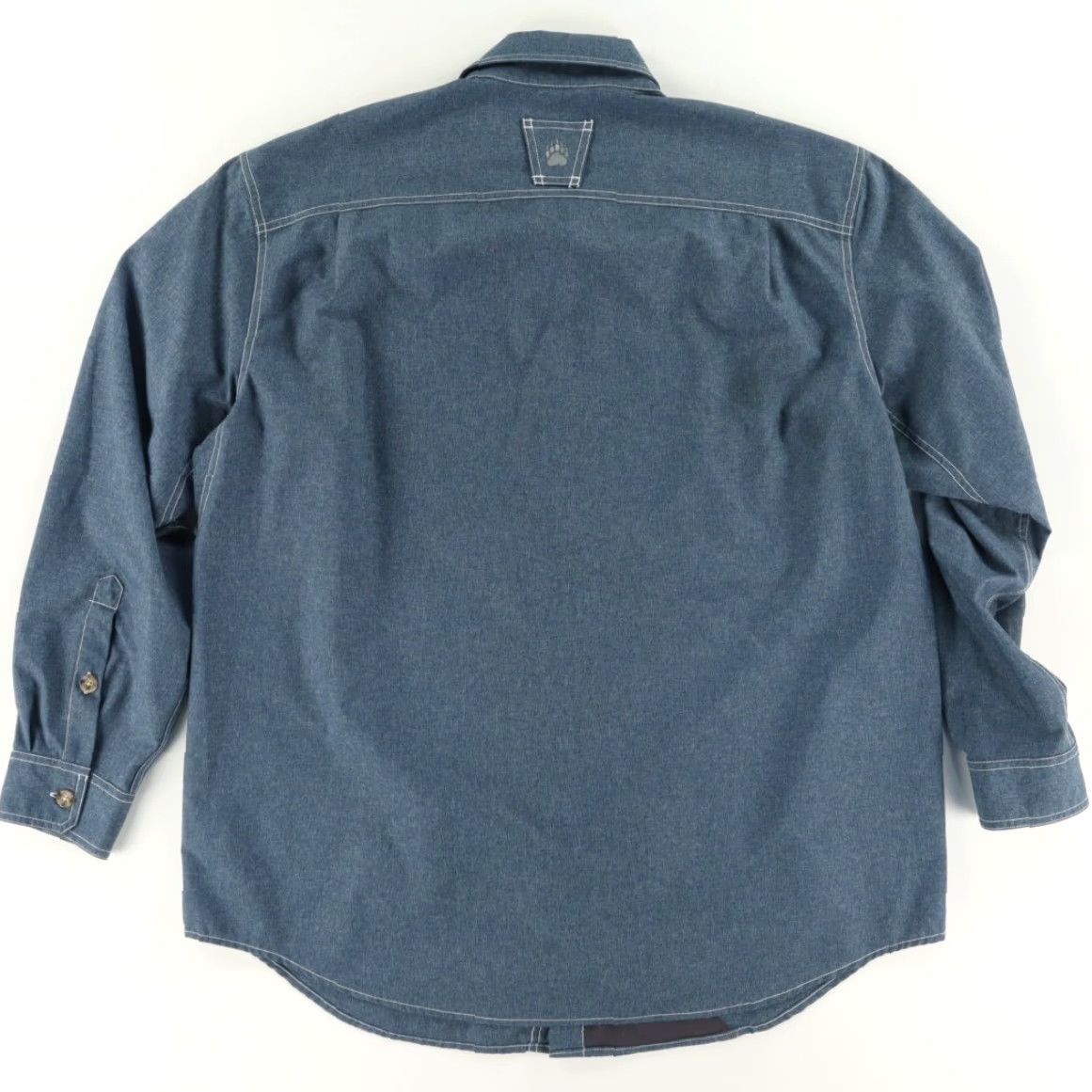 Vintage Alaskan Hardgear Performance Woven Button Down Shirt Blue Men's XL Shirt XL Blue Men Size US XL / EU 56 / 4 - 4 Thumbnail