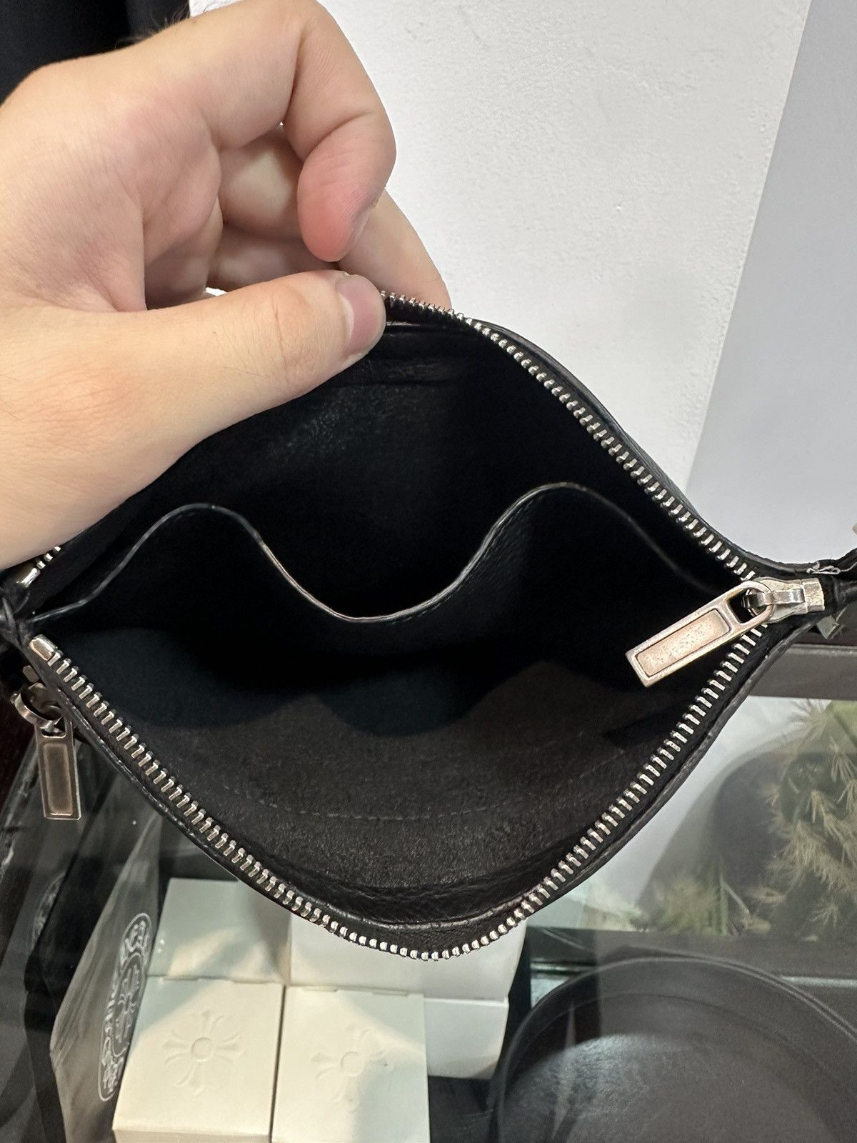 Rick Owens Rick Owens CLUB POUCH BLACK Size ONE SIZE - 8 Thumbnail