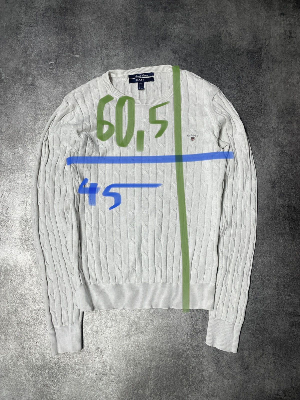 Gant 🔥Offers🔥Gant Luxury Braid Sweater Knitwear Size M / US 6-8 / IT 42-44 - 9 Thumbnail