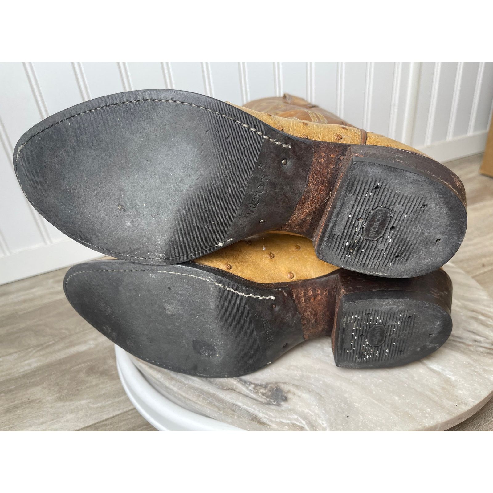 Vintage El Dorado VTG Full Quill Ostrich Handmade Boots 8.5D Cowboy Size US 8.5 / EU 41-42 - 9 Thumbnail