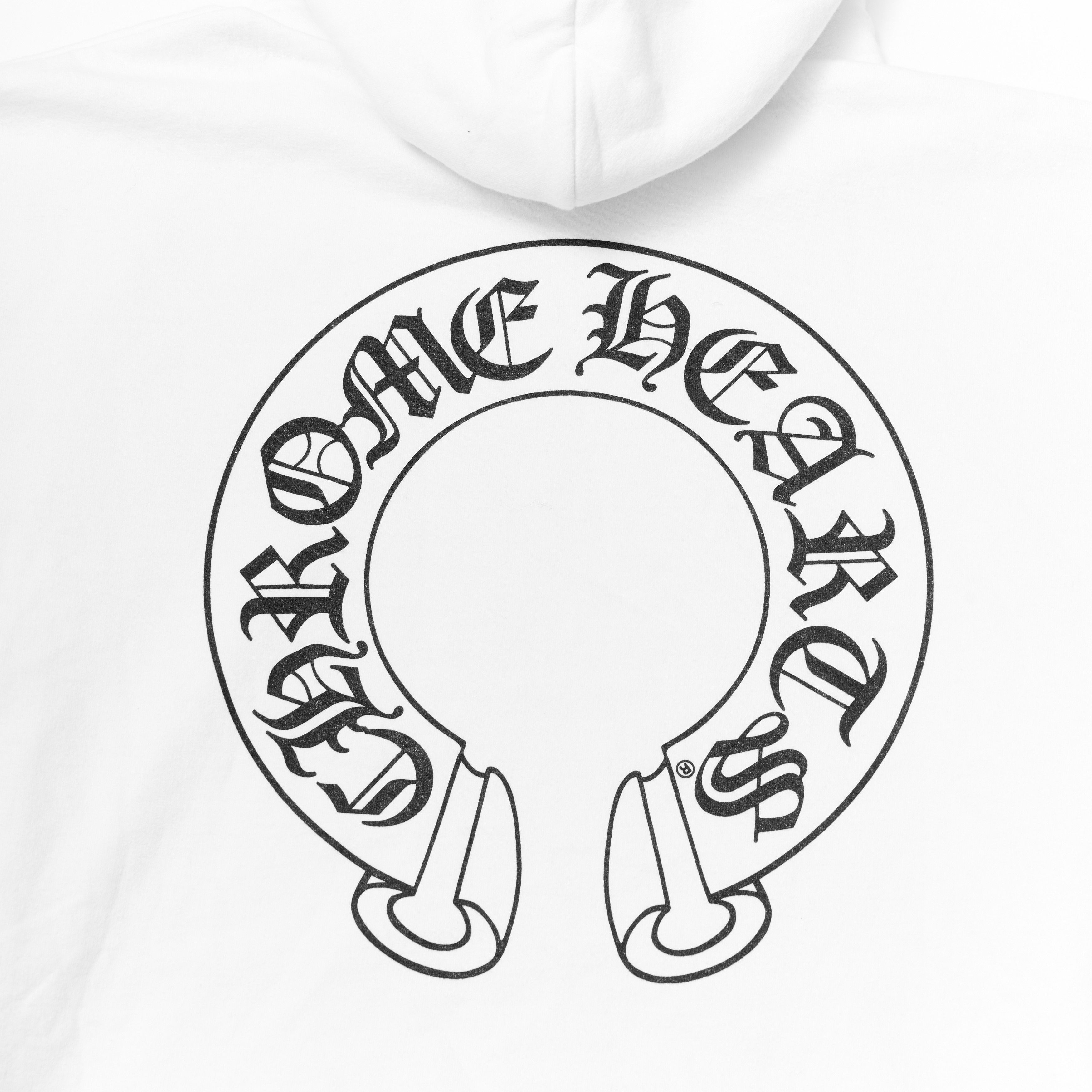 Chrome Hearts CHROME HEARTS Horsehoe Logo Hoodie Black Print Size US XXL / EU 58 / 5 - 7 Thumbnail