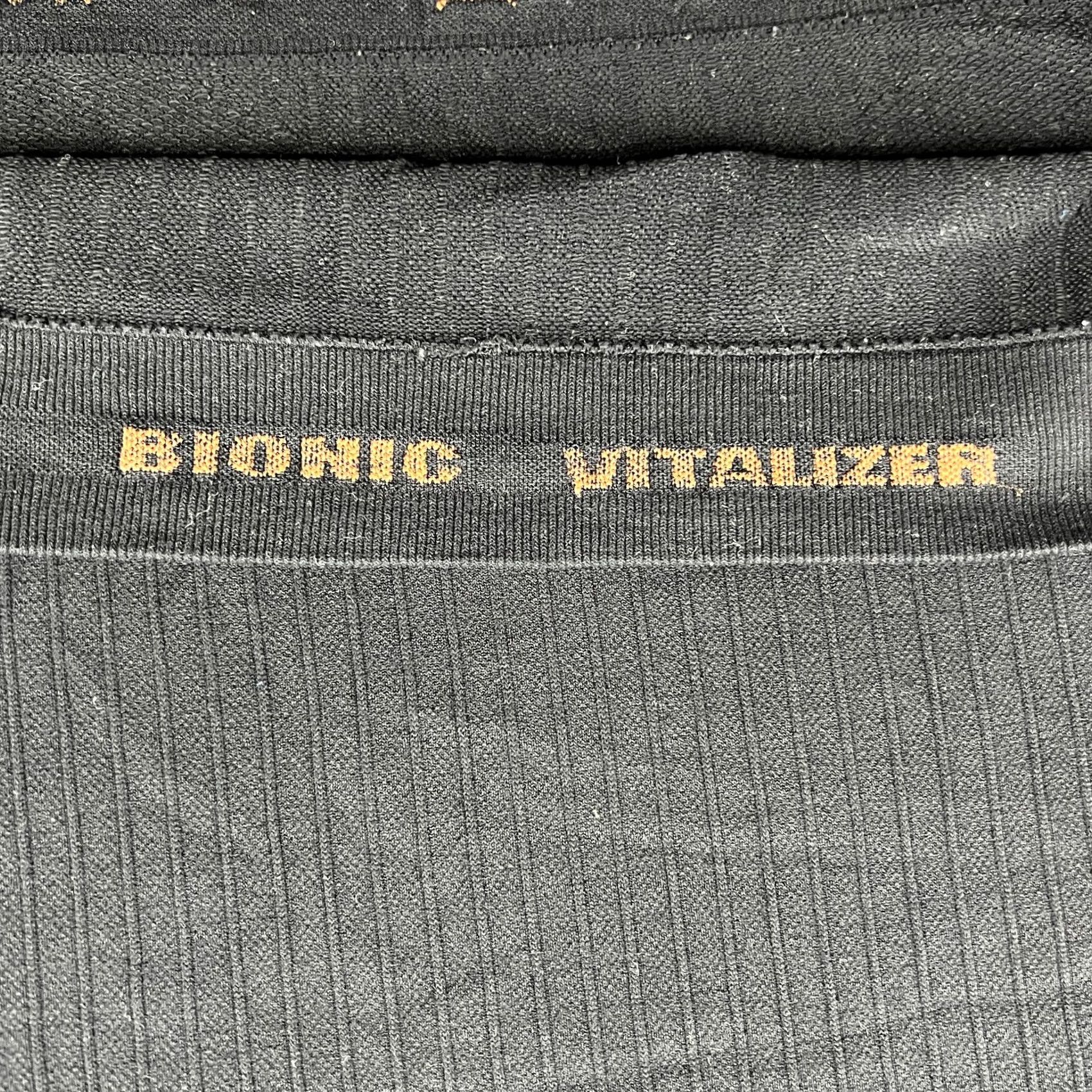Vintage X-Bionic Vitaliser Mens Compression Shirt Short Sleeve Black S-M Running Shirt Mens Size US M / EU 48-50 / 2 - 6 Thumbnail