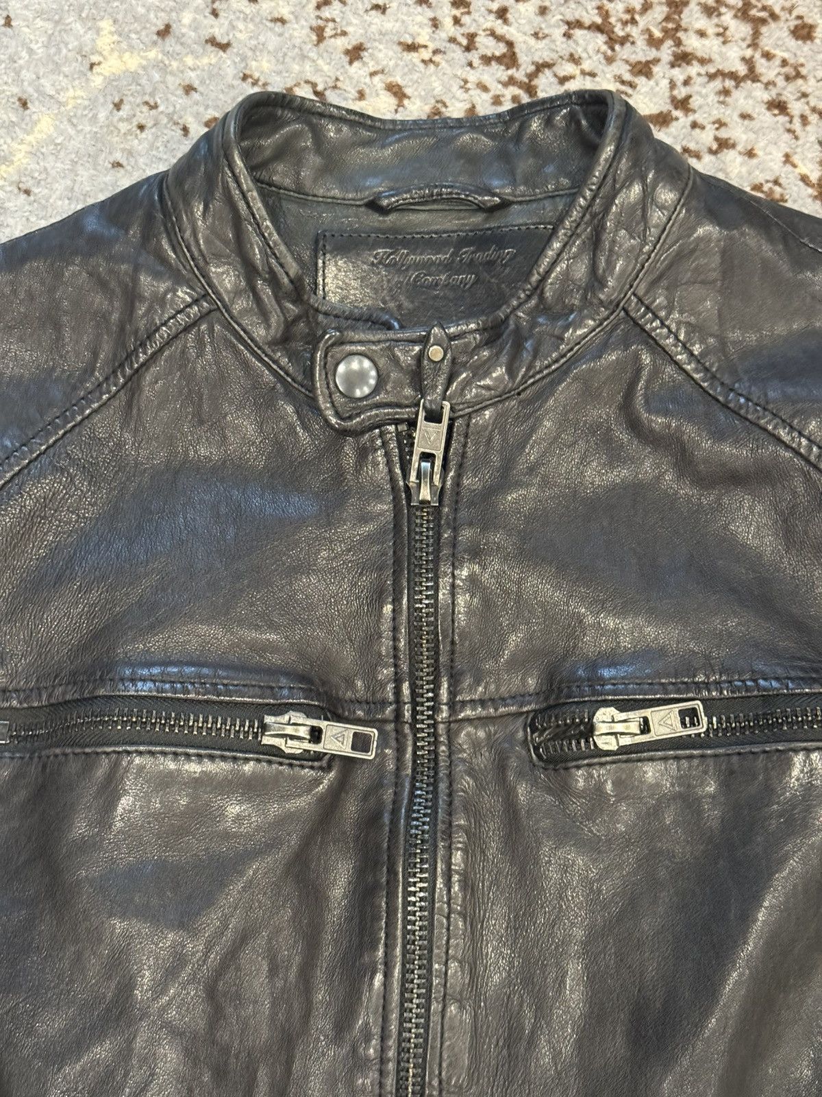 Hollywood Trading Company Hollywood Trading Company Leather Jacket Size US S / EU 44-46 / 1 - 2 Thumbnail