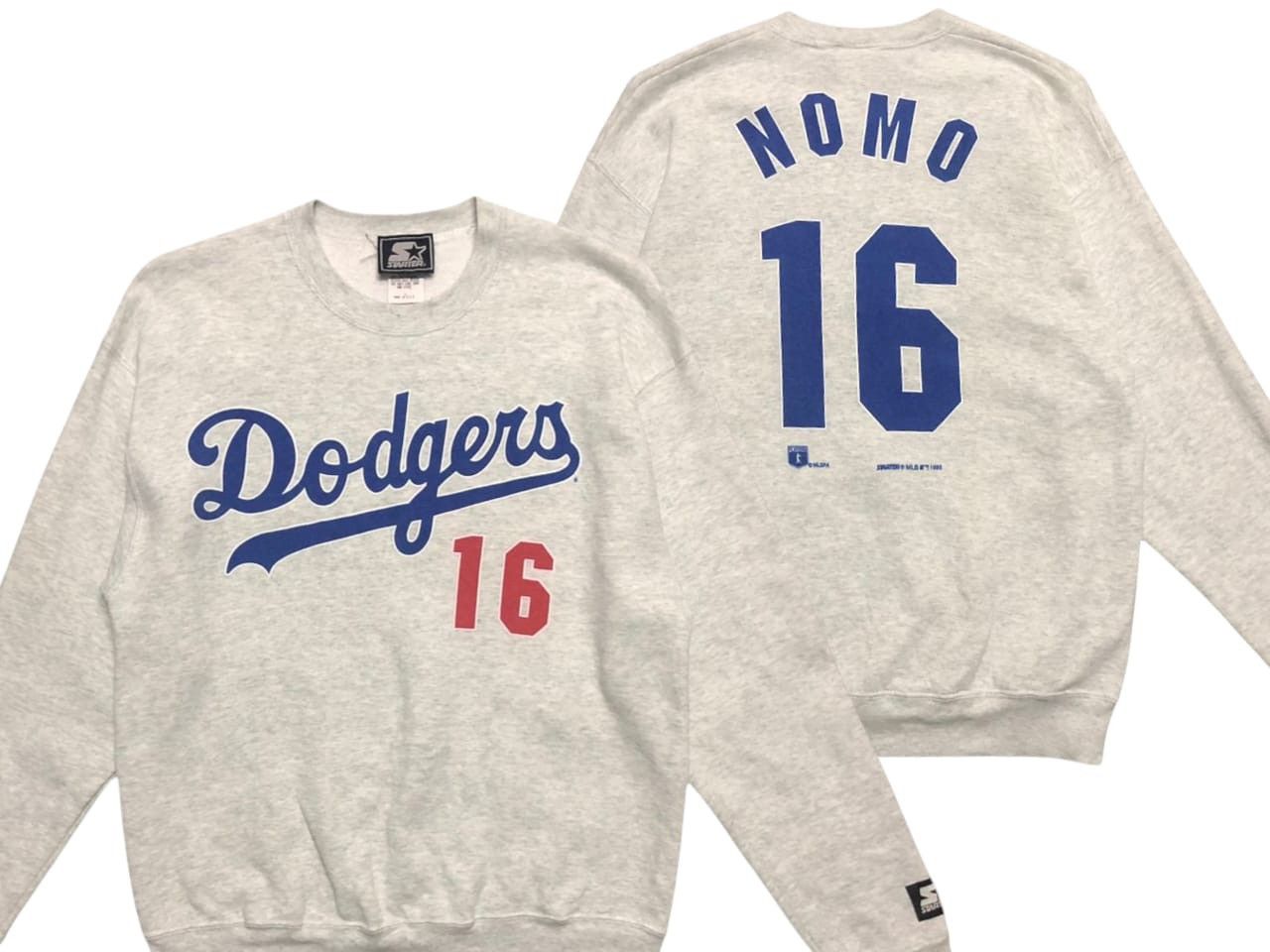 Starter Vintage 90s Starter Dodger “NOMO 16” Crewneck Sweatshirt Size US L / EU 52-54 / 3 - 1 Thumbnail