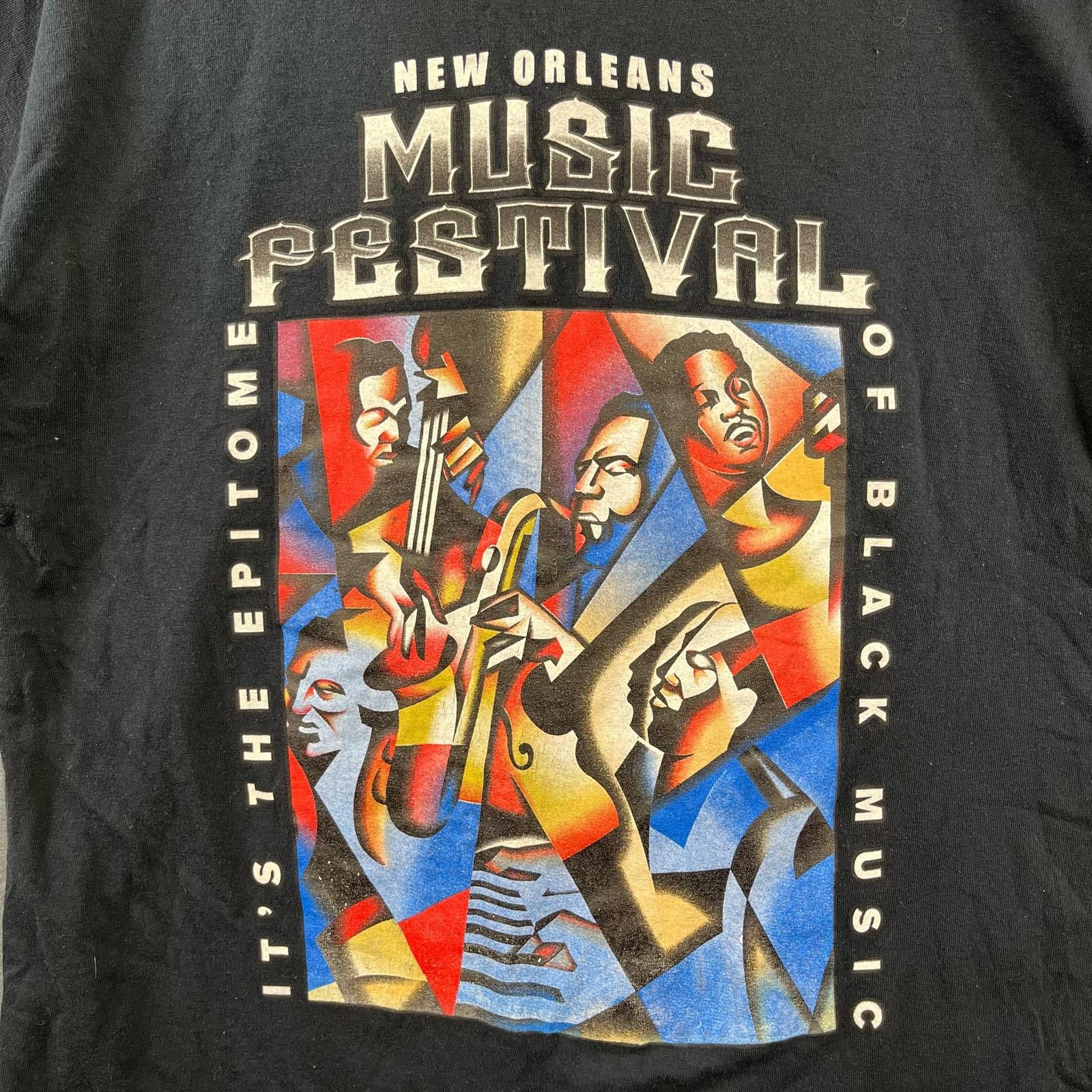 Gildan 2010 New Orleans Music Festival Shirt Graphic Jazz Music Size US L / EU 52-54 / 3 - 2 Thumbnail