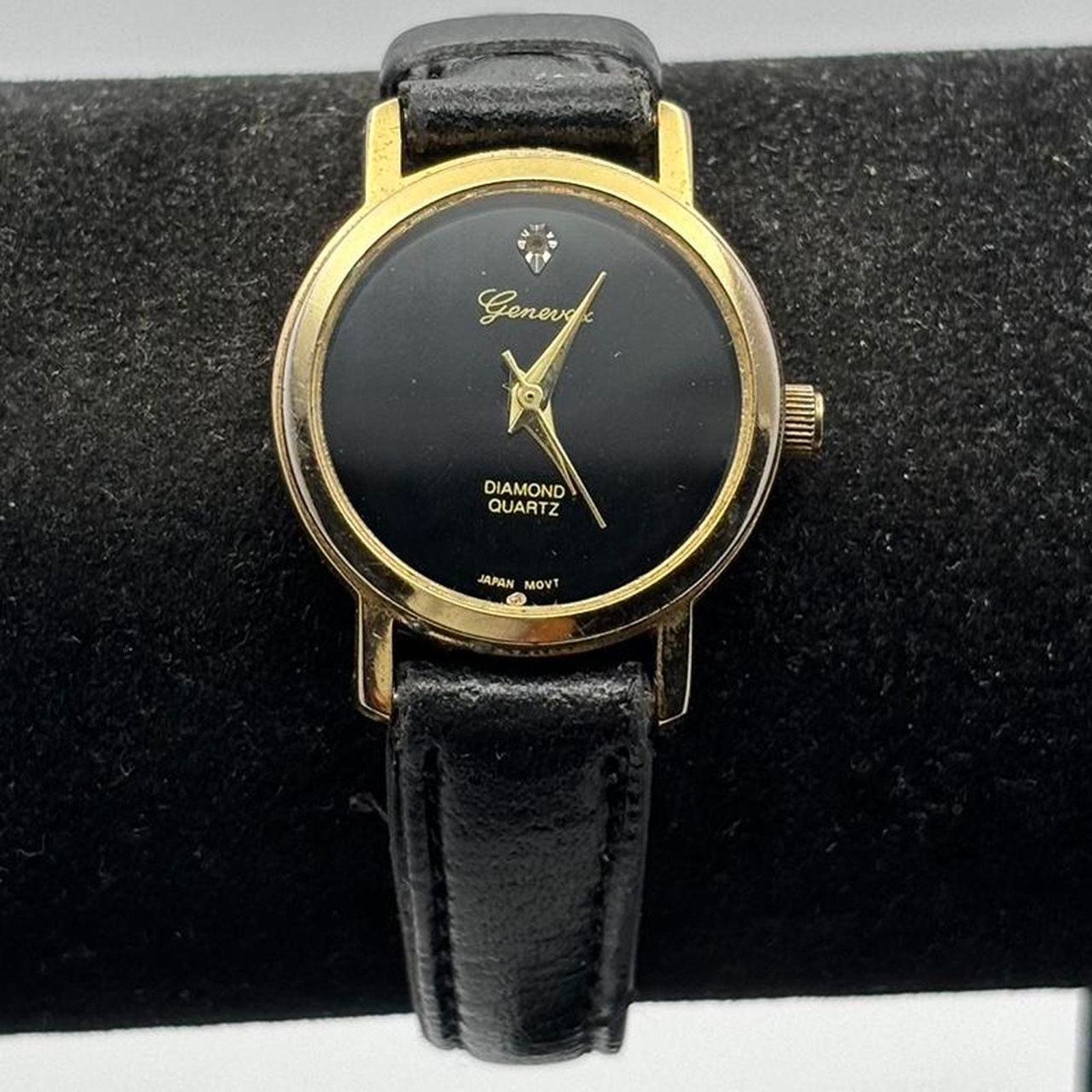 Geneva Vintage Gold Diamond Watch Size ONE SIZE - 1 Thumbnail