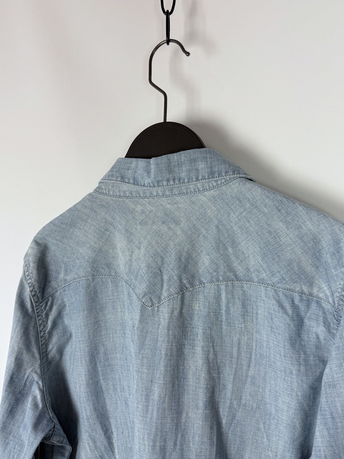 Polo Ralph Lauren Y2K Vintage Polo Jeans Denim Pearl Snap Western Shirt L/XL Size XL / US 12-14 / IT 48-50 - 9 Thumbnail