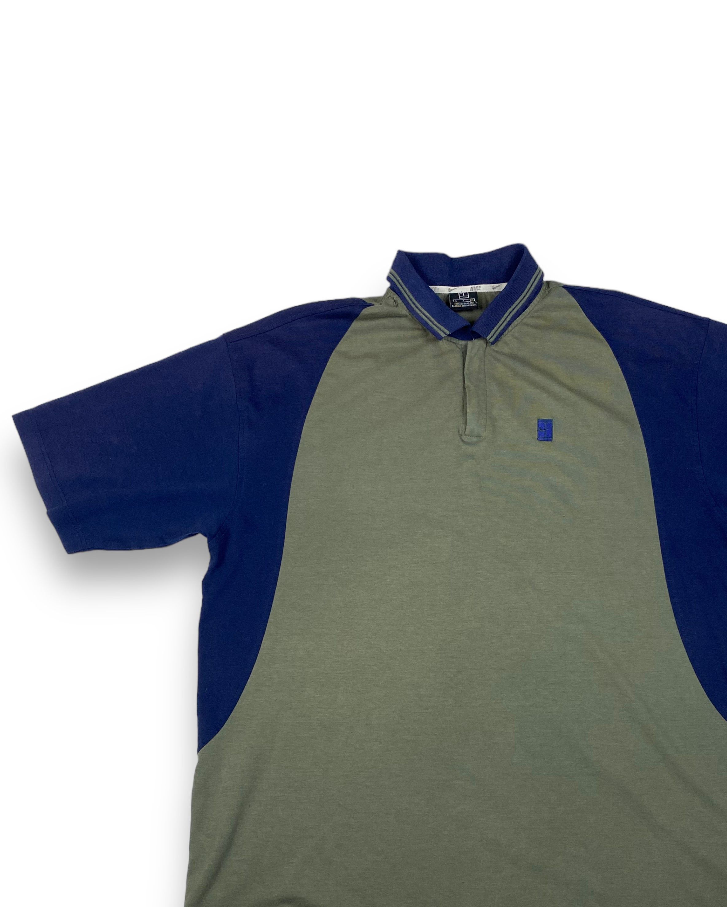 Nike 90s Vintage BOOTLEG!! NIKE Court Deep Green Polo Shirt M706 Size US XL / EU 56 / 4 - 3 Thumbnail