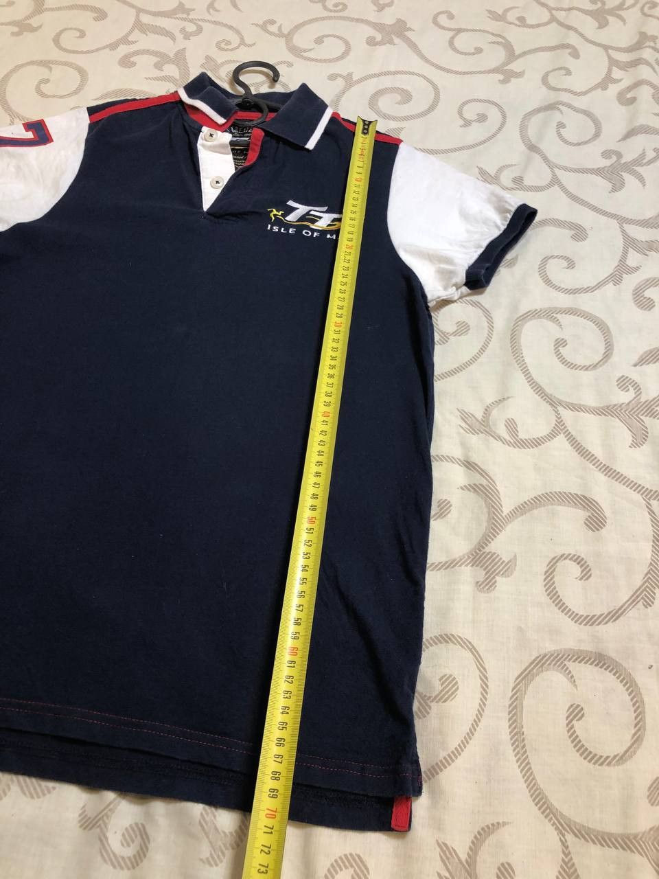Vintage Official Isle of Man TT Races Navy Blue Polo Shirt Size US S / EU 44-46 / 1 - 7 Thumbnail
