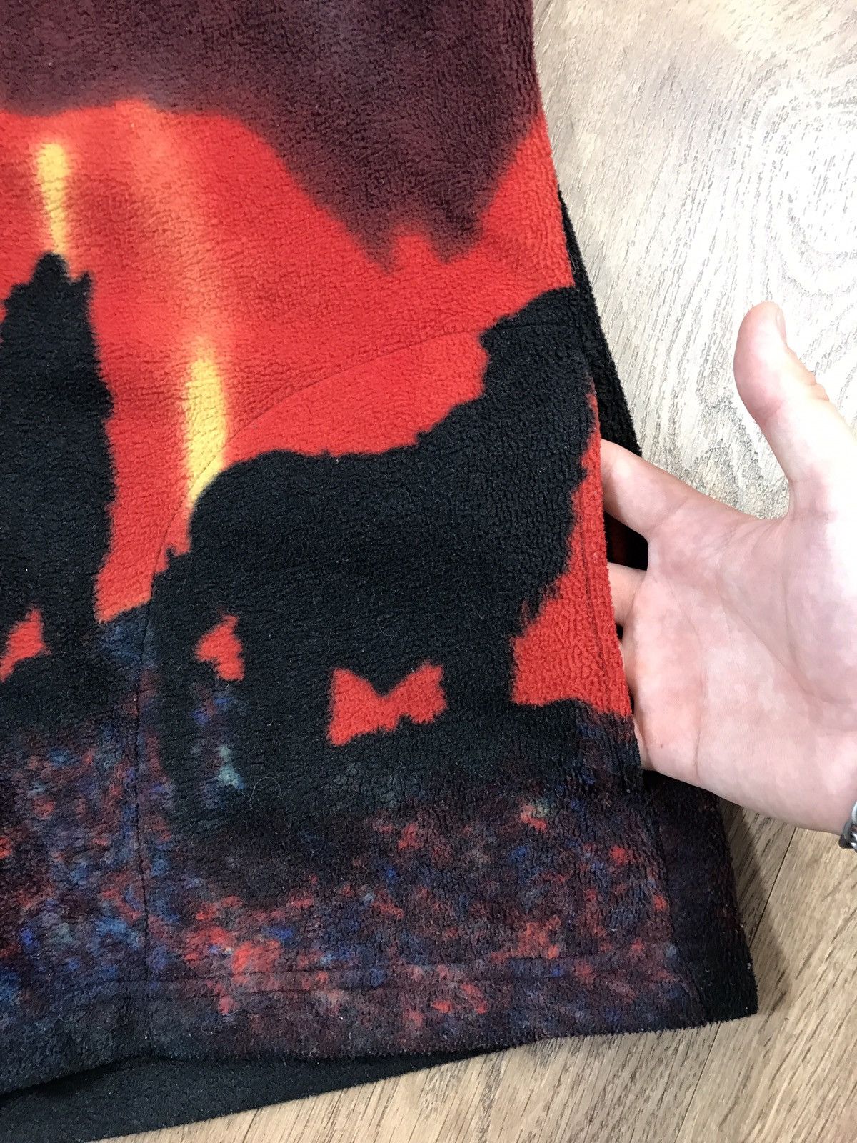 Other Jacques Lorant Wolf Animal Fleece Jacket Kanye West Style Size US L / EU 52-54 / 3 - 7 Thumbnail