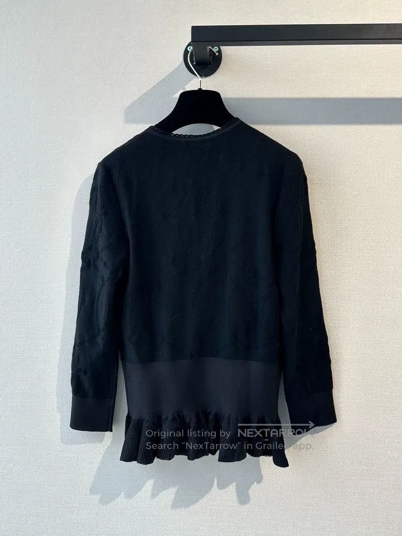 Hermes Hermes Women's Jacquard Long Sleeve Open Front Cardigan Size XS / US 0-2 / IT 36-38 - 5 Thumbnail