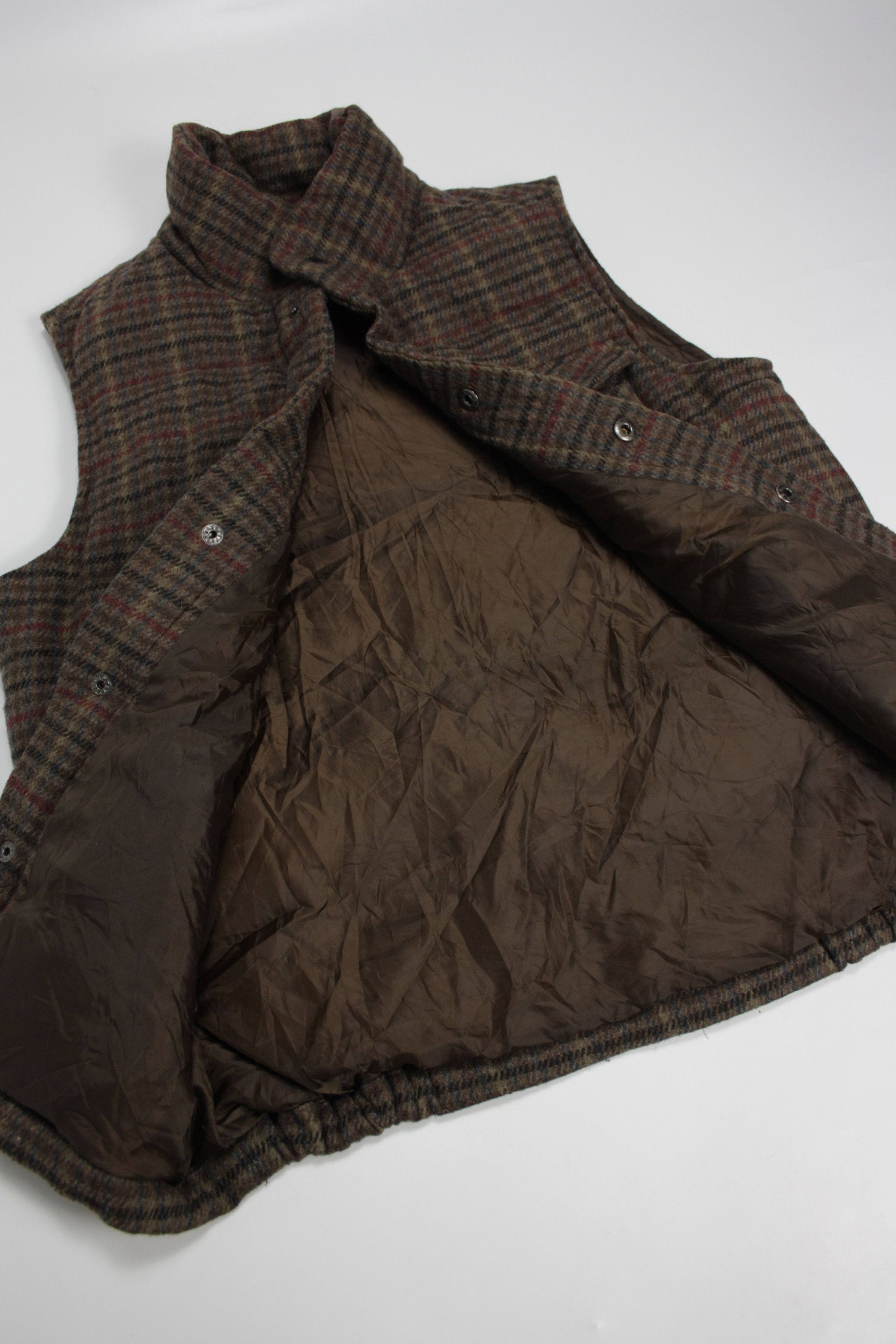 Japanese Brand Universal Garments Antiqulothes Works Wool Plaid Vest Size US S / EU 44-46 / 1 - 3 Thumbnail