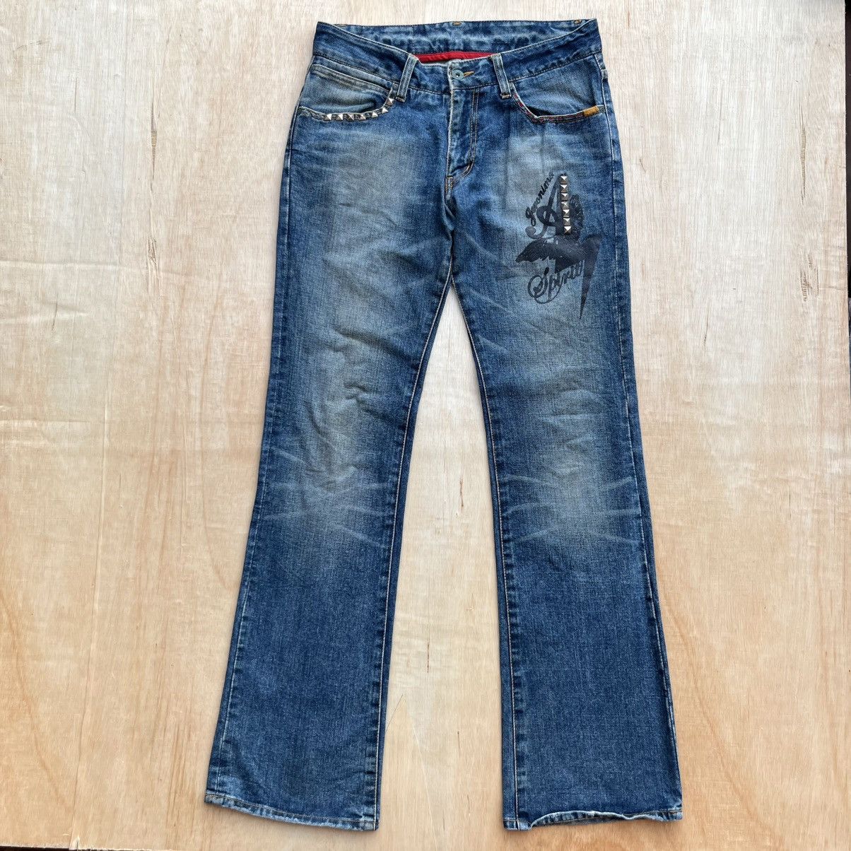 Other GERONIMO DENIM BOOT CUT FLARED HYSTERIC GLAMOUR LGB STYLE Size US 32 / EU 48 - 11 Thumbnail
