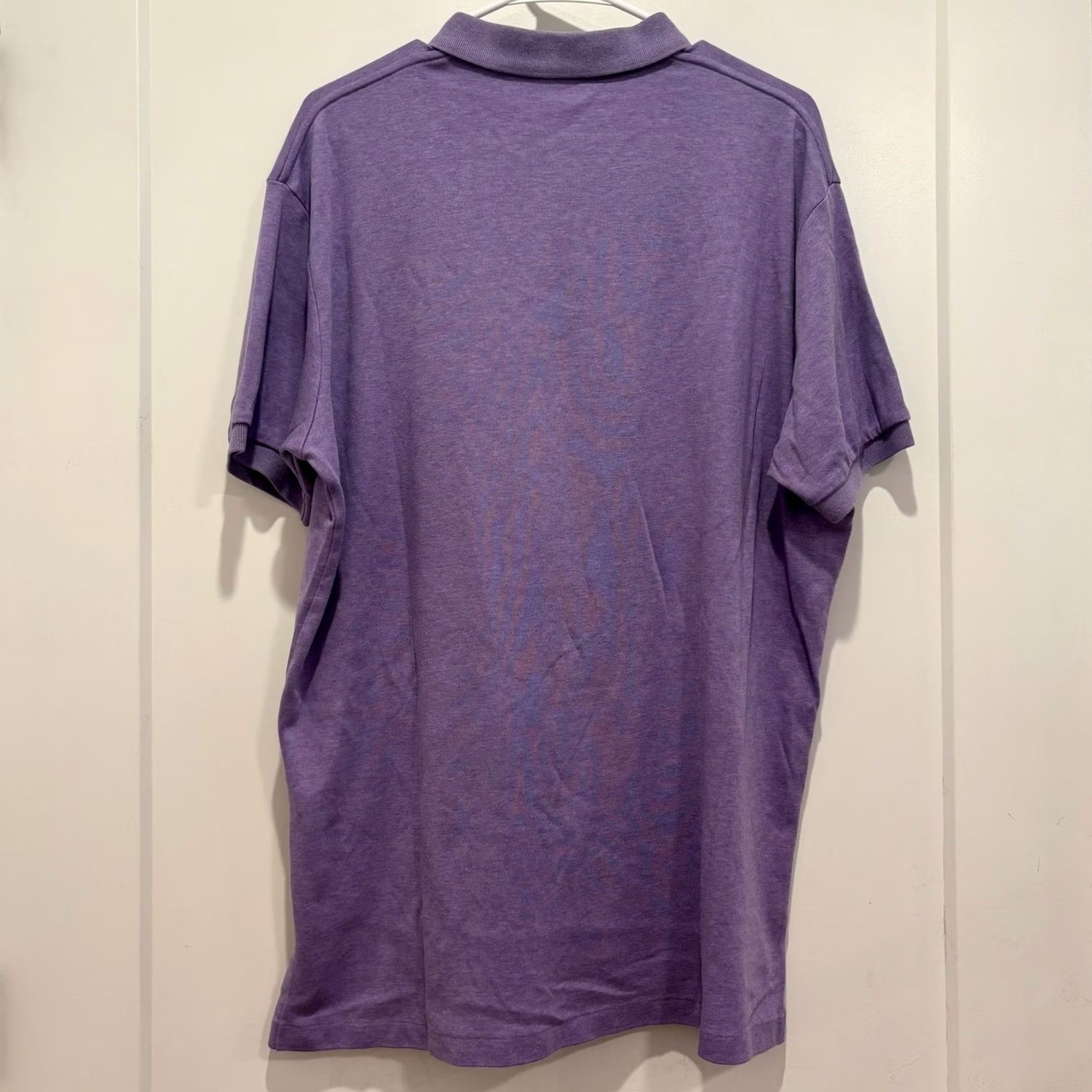 Polo Ralph Lauren Polo Ralph Lauren Mens Large Purple Heather Cotton Short Sleeve Polo Shirt L Size US L / EU 52-54 / 3 - 3 Thumbnail