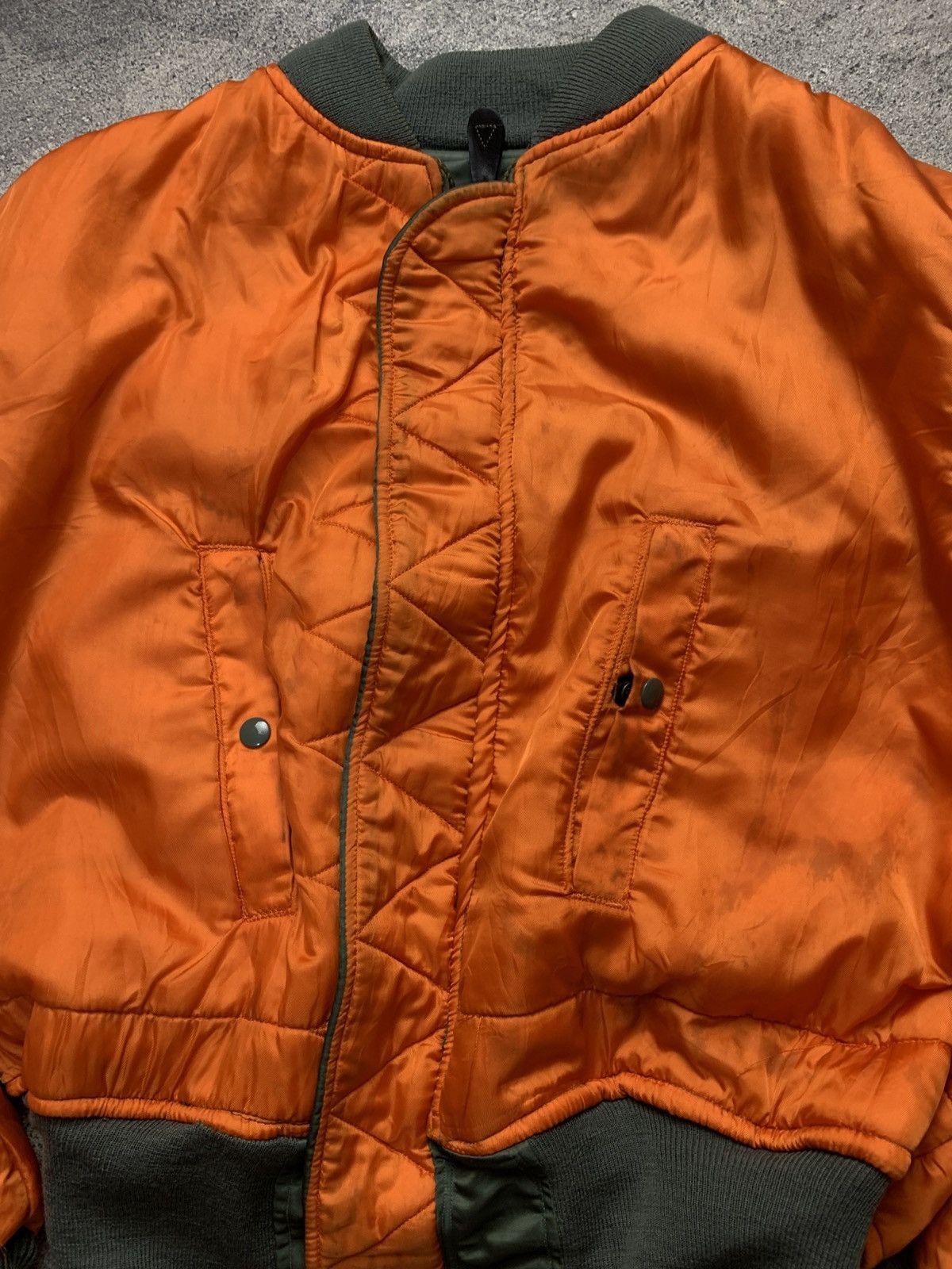 Alpha Industries 🐍 Vintage 1966 Alpha Industries MA-1 Bomber Jacket Size US XL / EU 56 / 4 - 13 Thumbnail