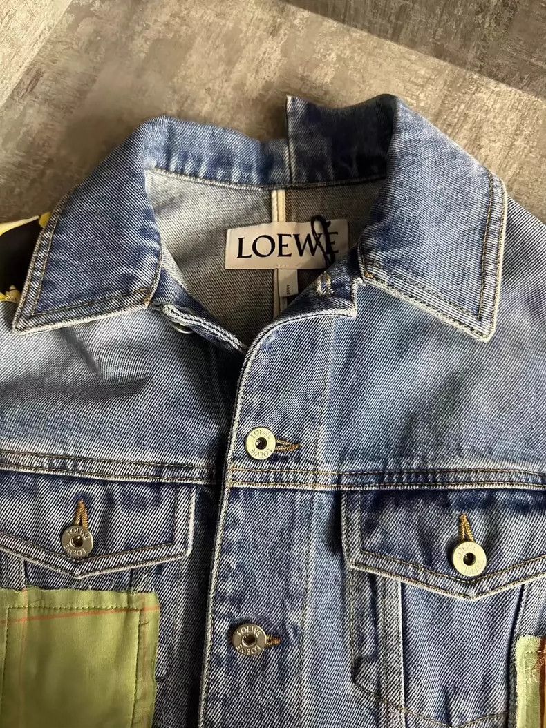 Loewe LOEWE Plaid denim jacket Size M / US 6-8 / IT 42-44 - 5 Thumbnail