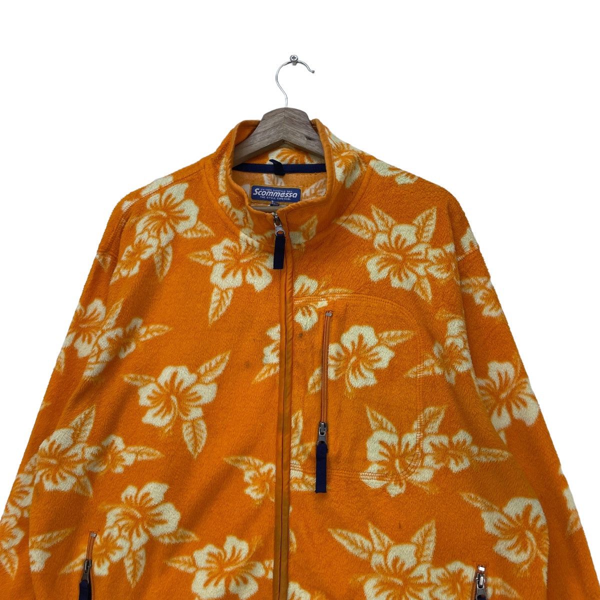Other 💥Japanese Brand Scommessa Floral Fleece Jacket Size US L / EU 52-54 / 3 - 3 Thumbnail