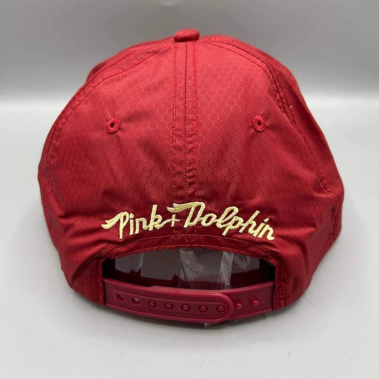 Pink Dolphin Pink Dolphin Ocean Academy Hat Men Red Embroidered Snap Back Size ONE SIZE - 4 Thumbnail