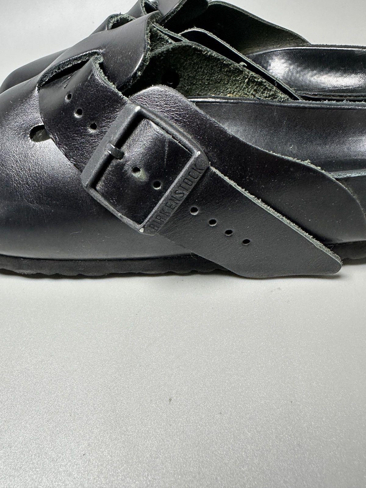 Birkenstock × Rick Owens Rick Owens Boston Smooth Leather Amalfi Black Size US 7 / EU 40 - 6 Thumbnail