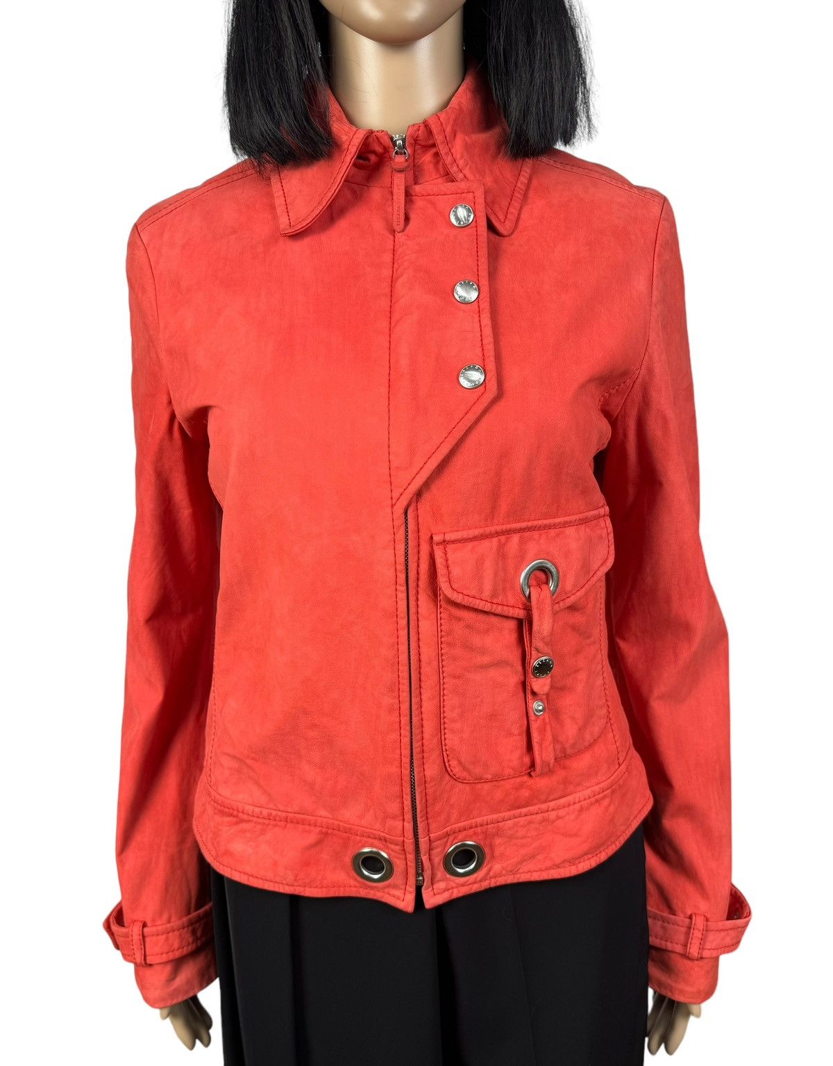 Escada Sport Escada Sport Genuine Calf Leather Nubuck Jacket size 34 Size XS / US 0-2 / IT 36-38 - 2 Thumbnail