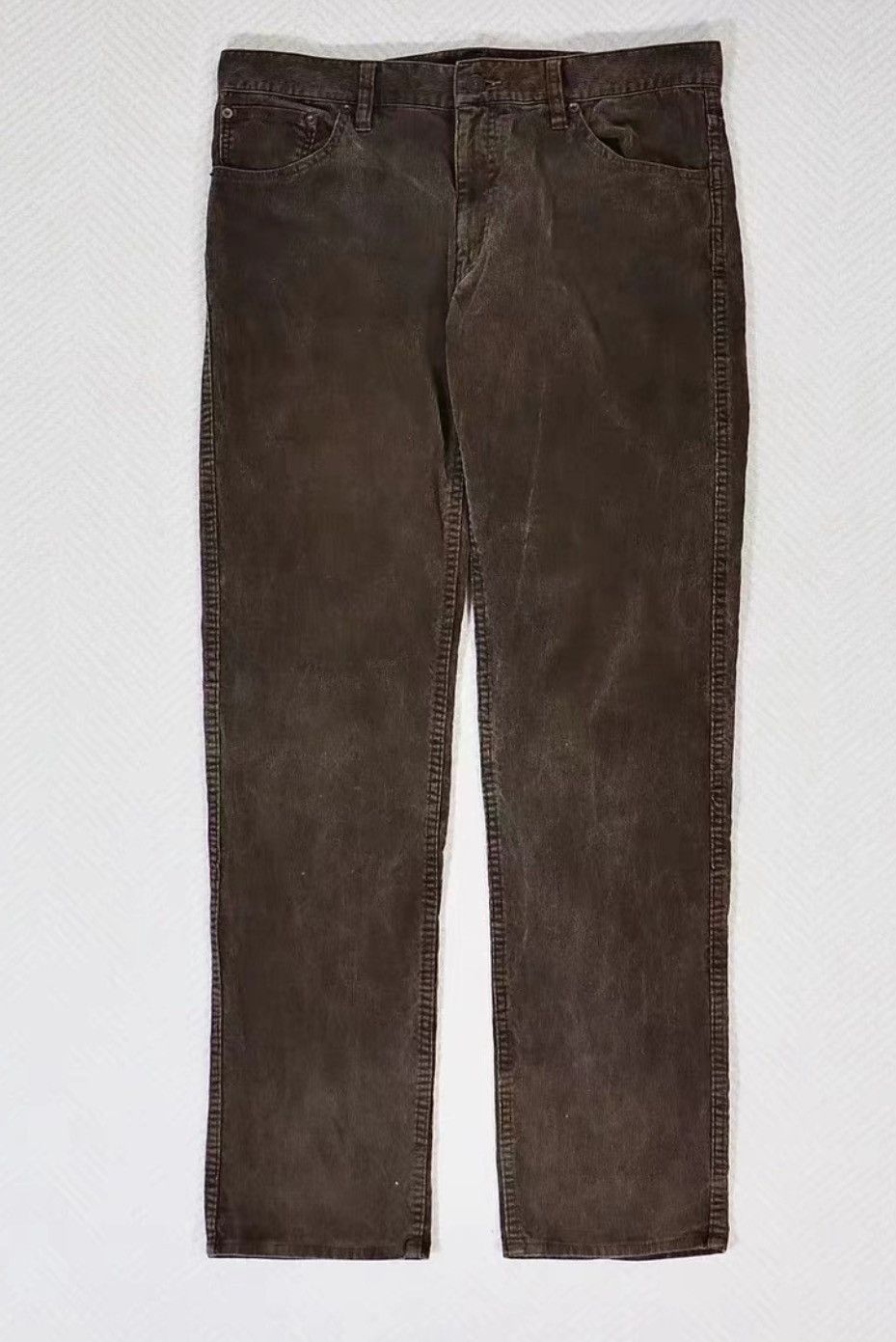 image of Visvim Ict 17Aw Fluxus Cords N.d. 04 Mud Corduroy Slacks in Green, Men's (Size 36)