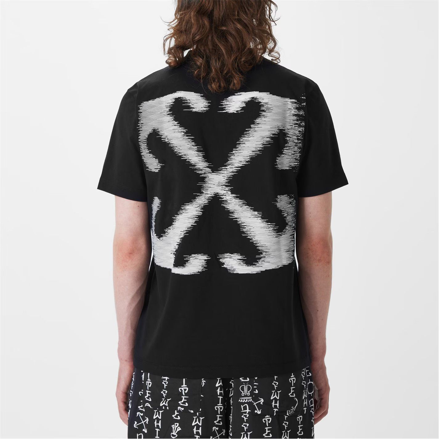 Off-White o1g2r1mq0226 Logo Arrow Cotton Short Sleeve T-Shirt Black Size US XS / EU 42 / 0 - 4 Thumbnail