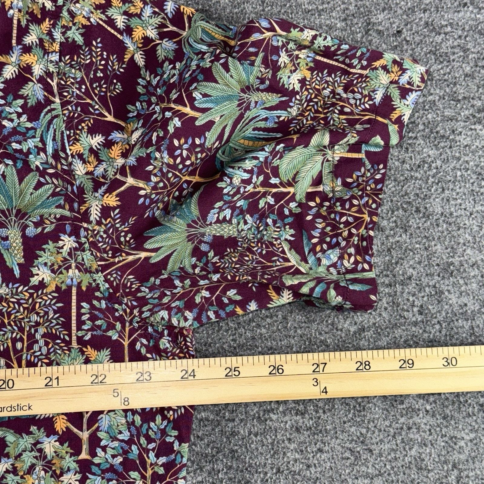 Tori Richard Tori Richard Men's Shirt Large Blue Tropical Palm Tree Beach Size US L / EU 52-54 / 3 - 6 Thumbnail