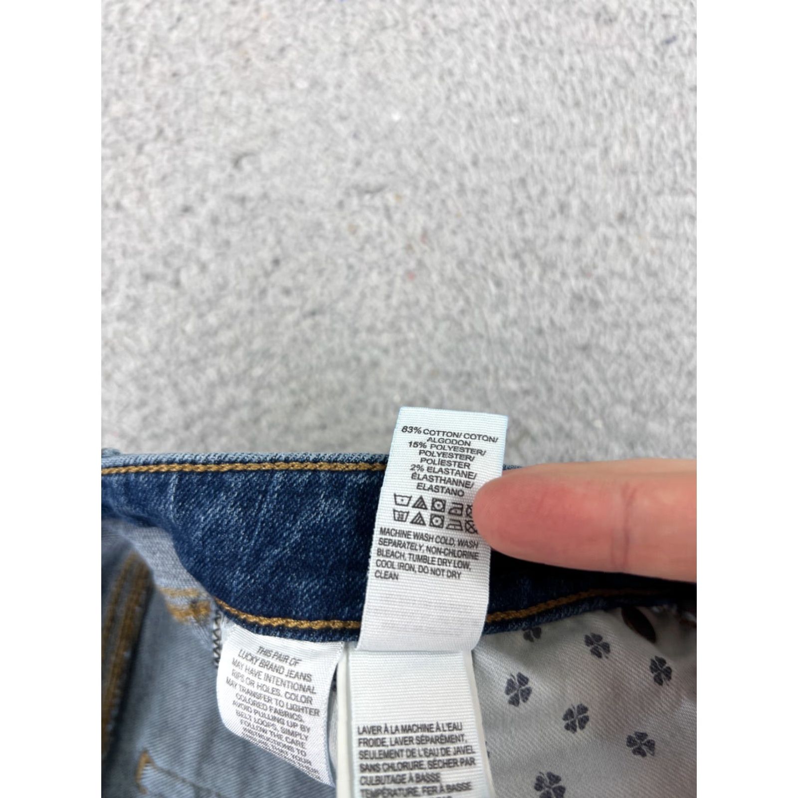 Lucky Brand Lucky Brand Jeans Women 2 Blue Denim Bridget Skinny Cotton Blend 25x27 Size 26" / US 2 / IT 38 - 7 Thumbnail