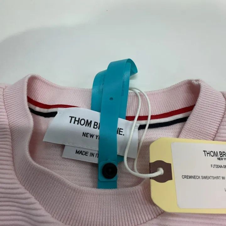 Thom Browne Thom Browne Pink Classic Sweatshirt for Women -2507 Size S / US 4 / IT 40 - 2 Thumbnail