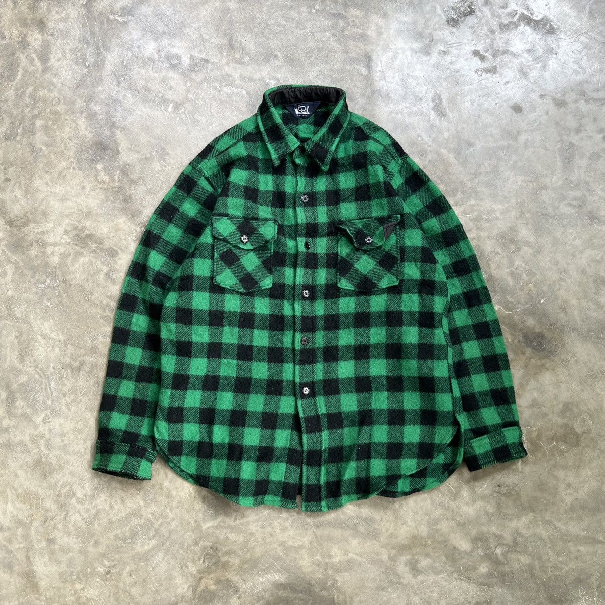 Woolrich Woolen Mills Woolrich Wool Outer Flannel Shirt Size US XL / EU 56 / 4 - 1 Thumbnail