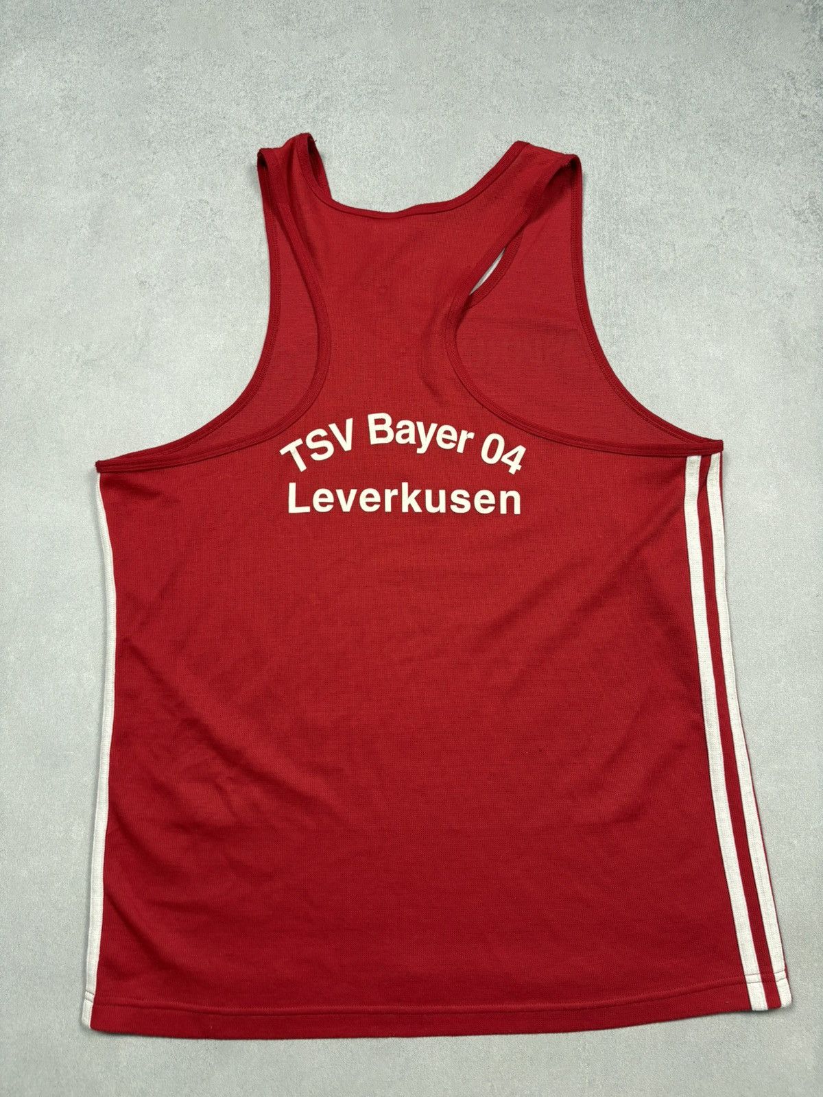Adidas 90s Adidas TSV Bayer 04 Leverkusen Running Vintage Tank Top Size US L / EU 52-54 / 3 - 2 Thumbnail