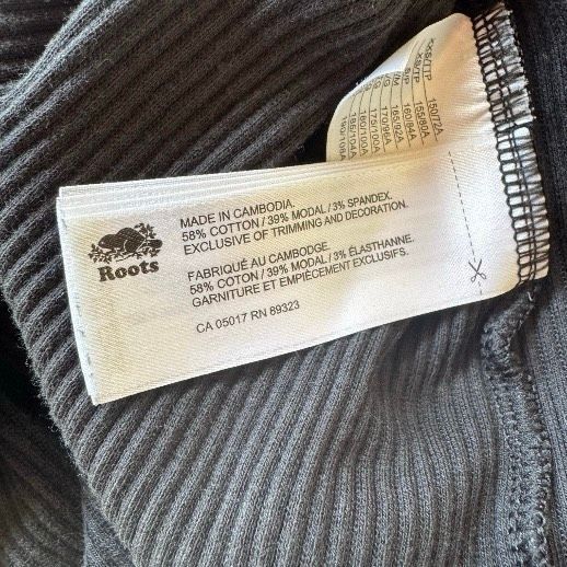 Roots Roots Ribbed Short Sleeve Knit Top Black – S/P Size S / US 4 / IT 40 - 5 Thumbnail