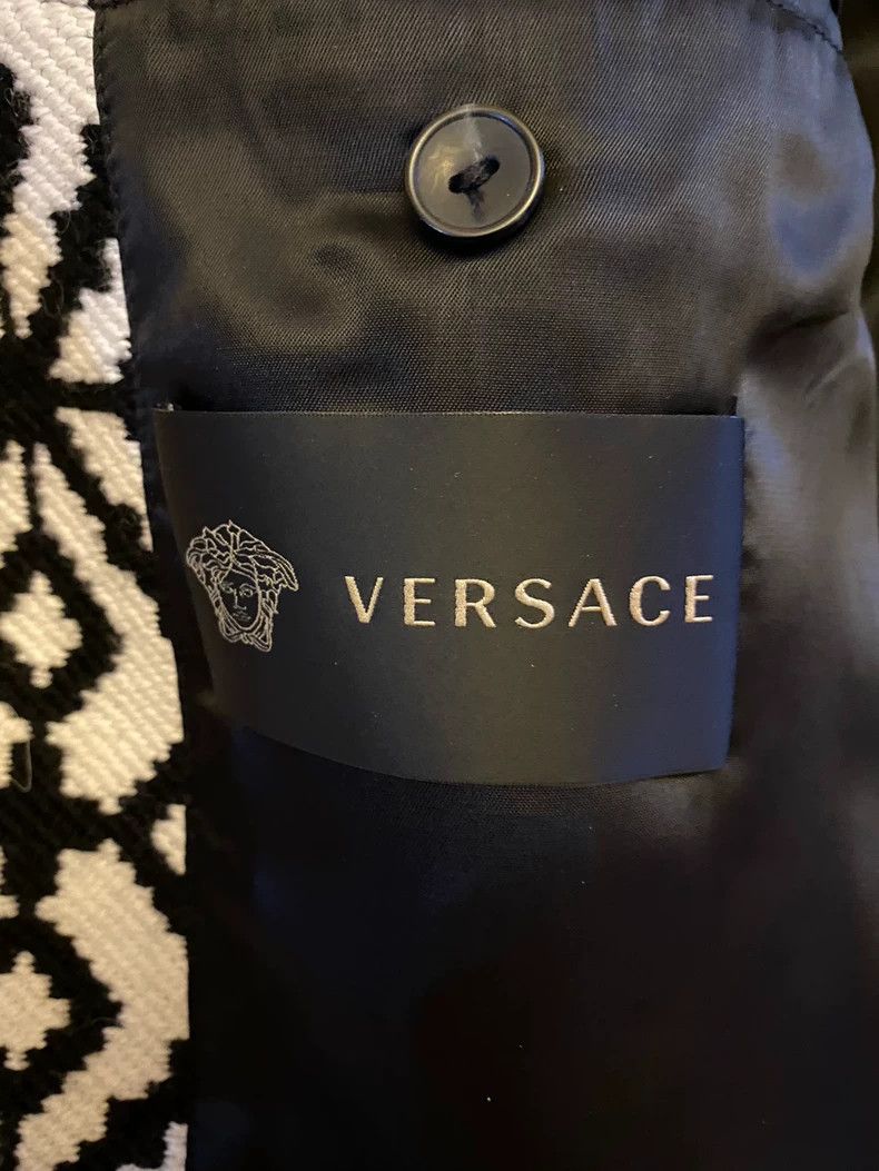Versace Versace Wool mulberry silk cowhide jacket Size US M / EU 48-50 / 2 - 4 Thumbnail