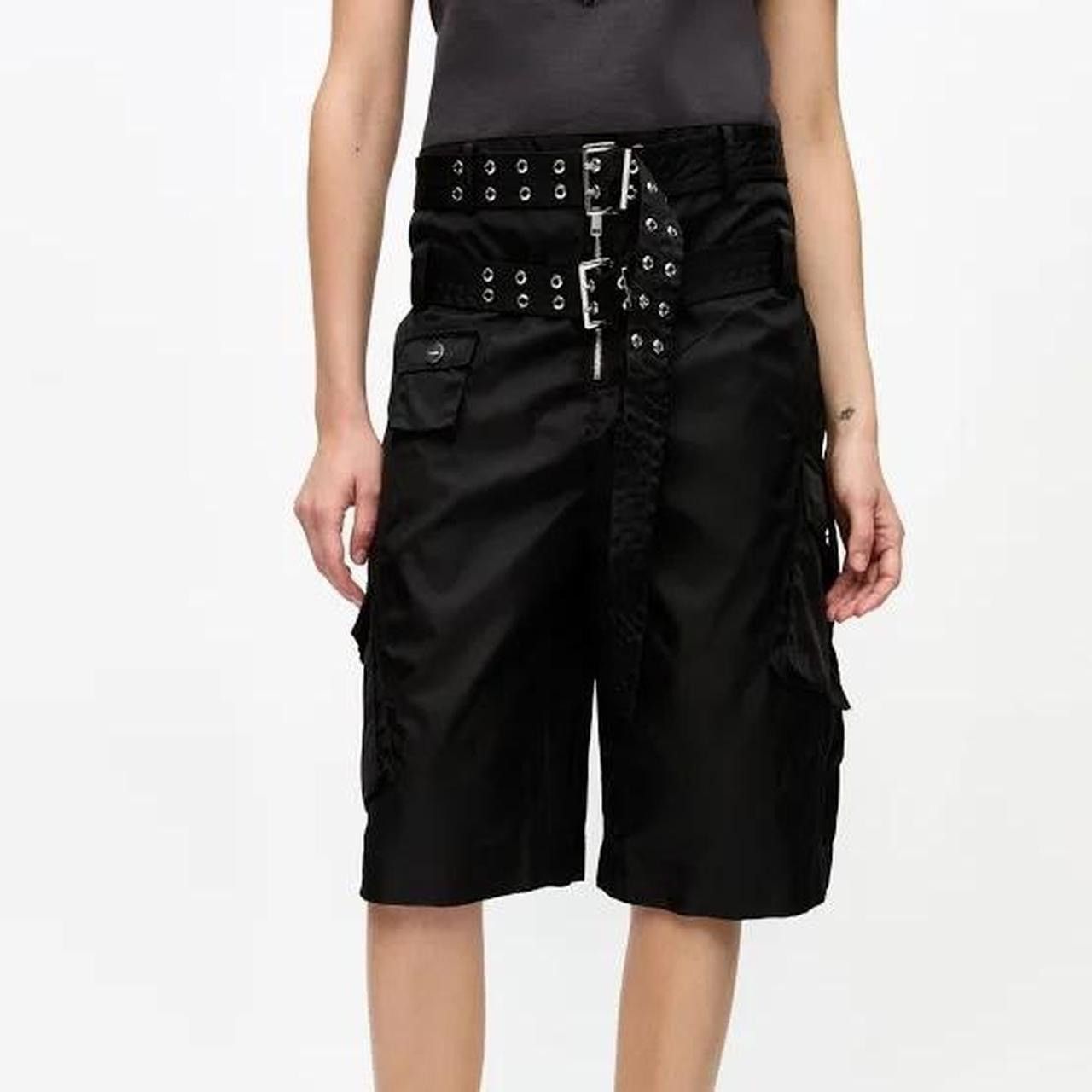 Ganni Ganni nylon double belt shorts Size 26" / US 2 / IT 38 - 2 Thumbnail