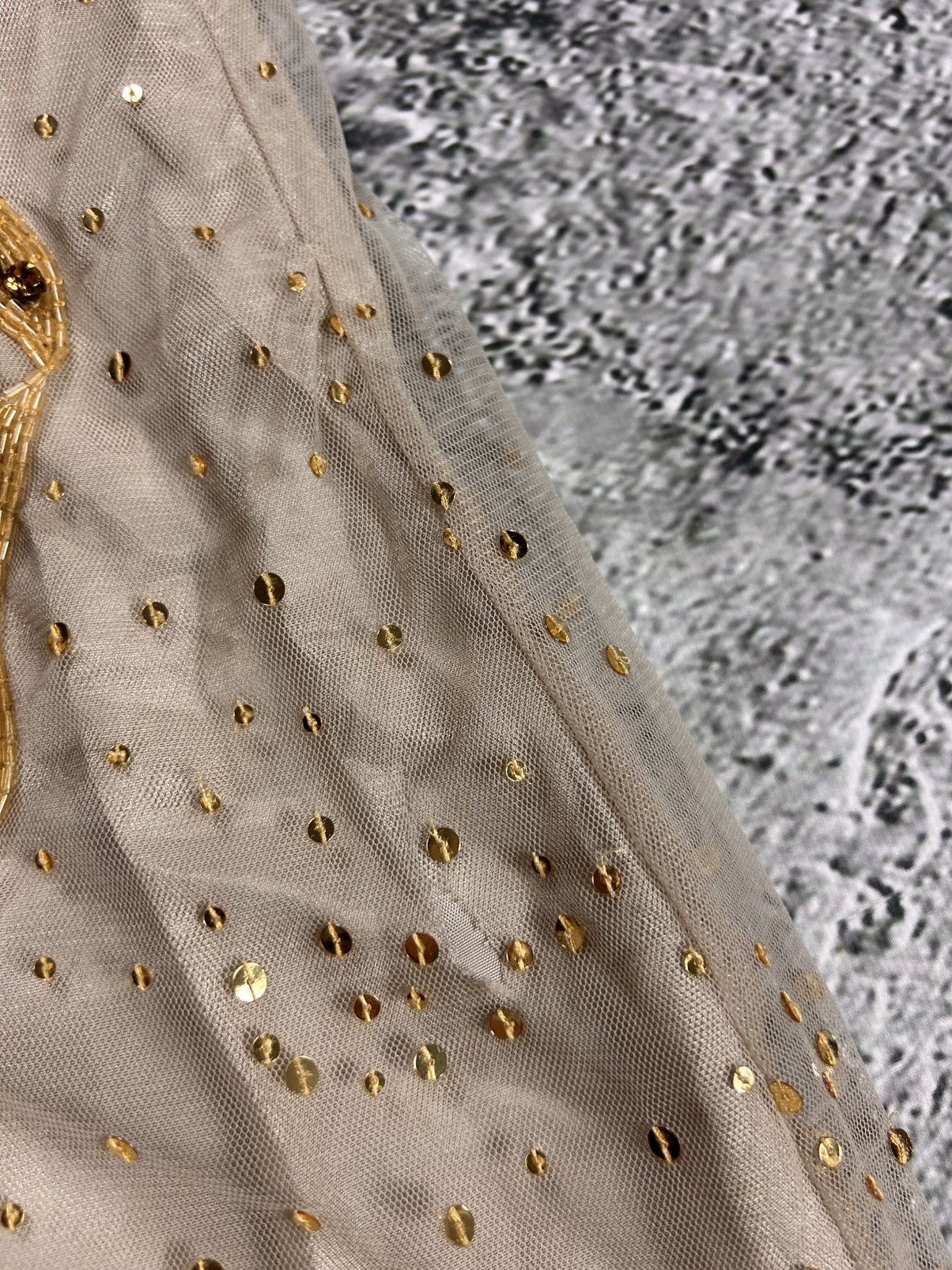 RED Valentino Red Valentino dress glitter beige gold Size M / US 6-8 / IT 42-44 - 6 Thumbnail