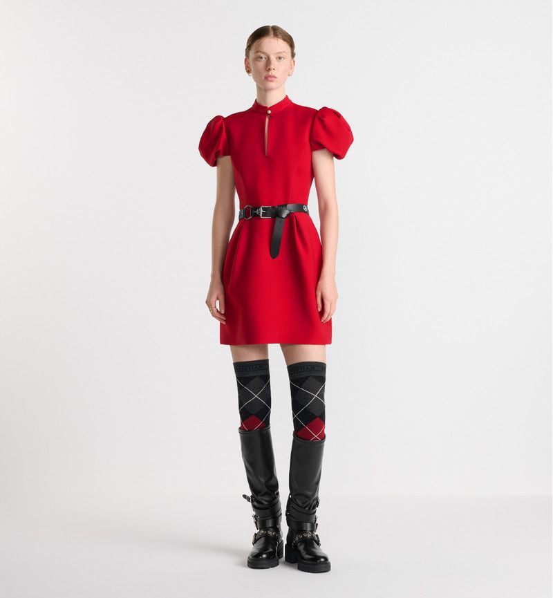 Dior o1bcso1str0126 Dress in Red Size XXL / US 16-18 / IT 52-54 - 1 Thumbnail