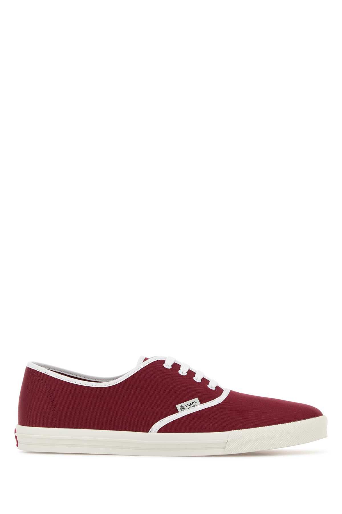 Prada Tiziano Red Canvas Sneakers Size US 8.5 / EU 41-42 - 1 Thumbnail