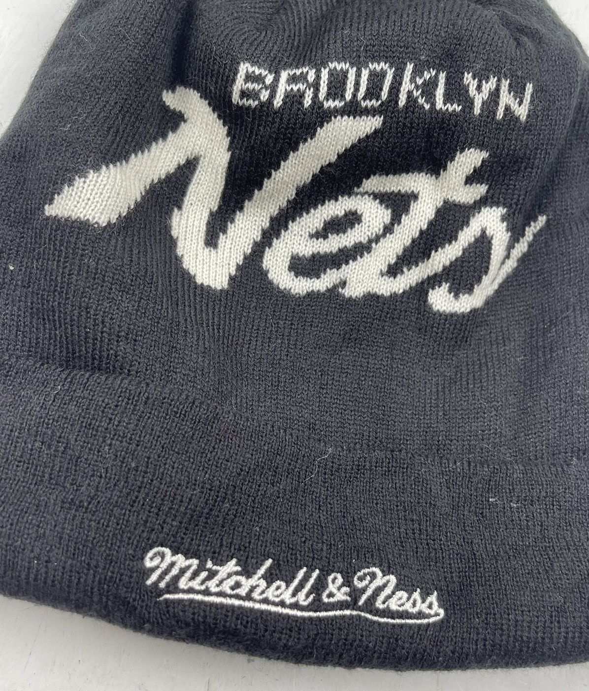 Mitchell & Ness brooklyn nets beanie hat tc50 Size ONE SIZE - 7 Thumbnail