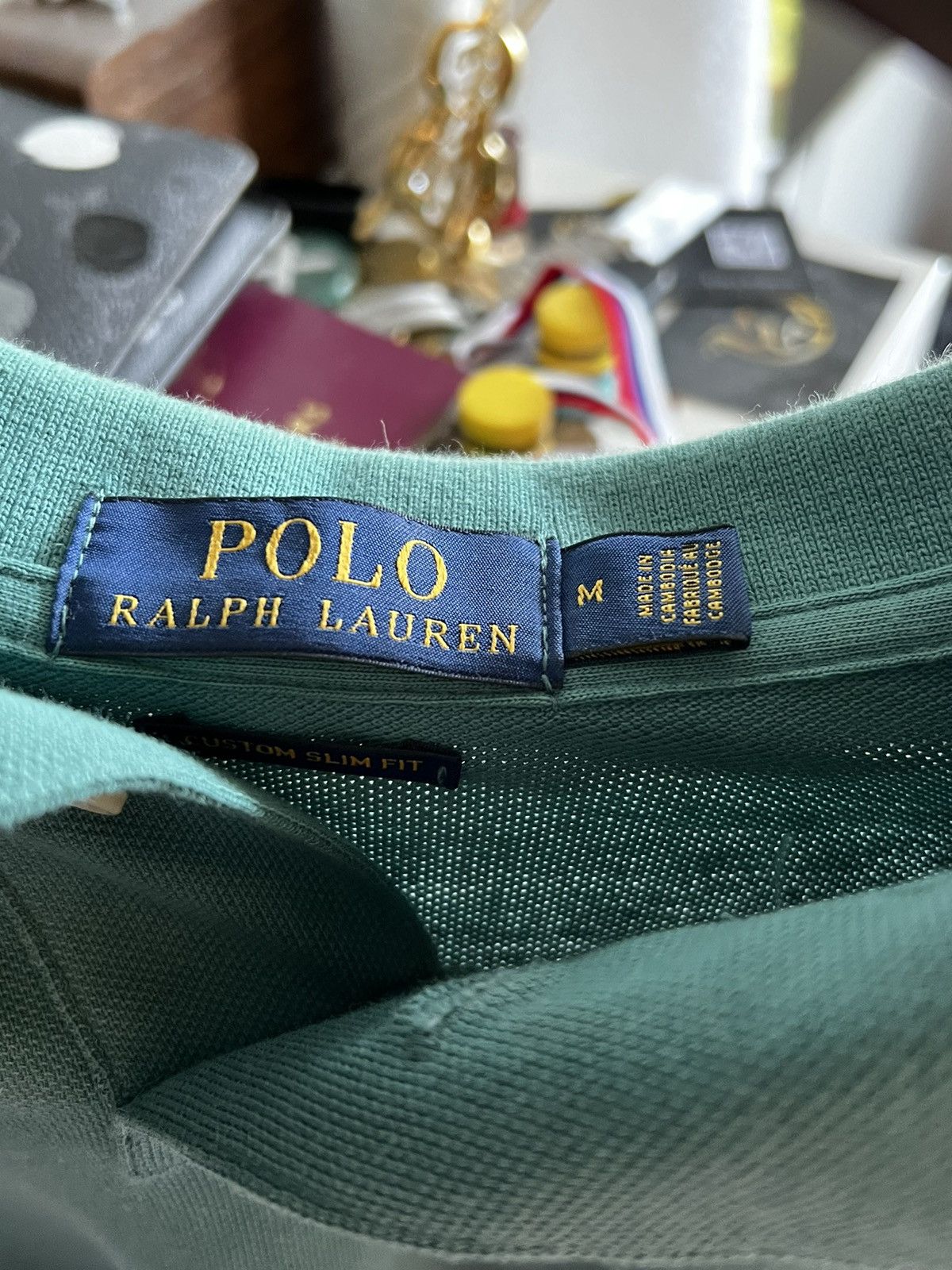 Polo Ralph Lauren Green Polo Ralph Lauren Size US M / EU 48-50 / 2 - 2 Thumbnail