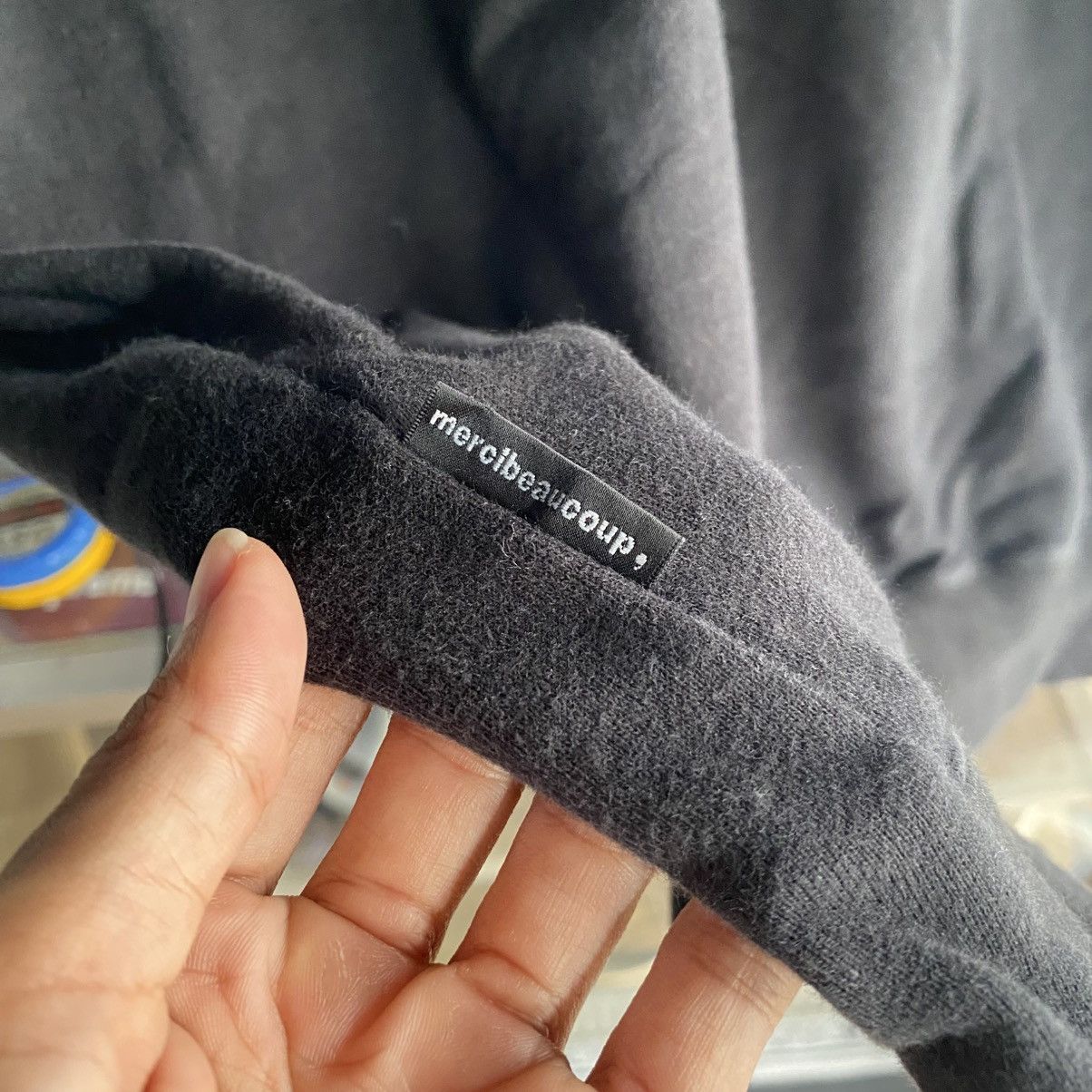 mercibeaucoup Long hoodie Mercibeaucoup issey miyake fleece pocket outside Size US XL / EU 56 / 4 - 10 Thumbnail