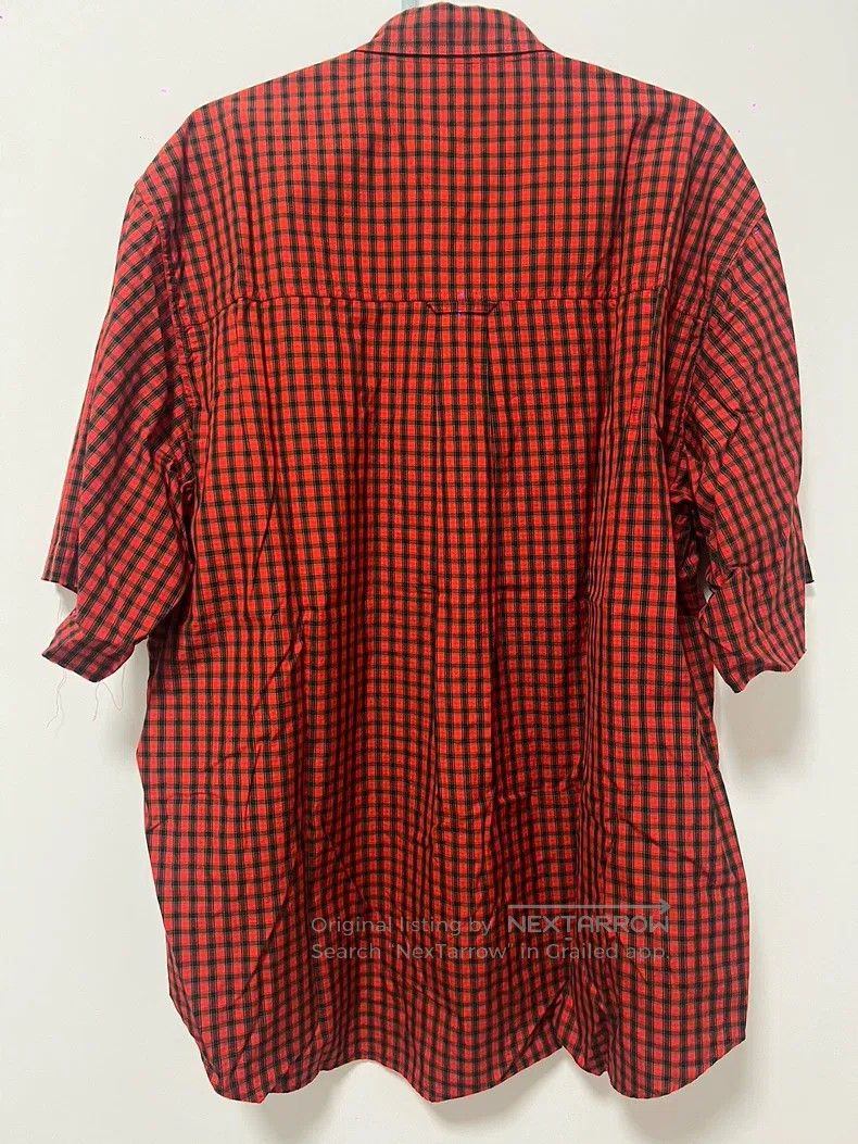 Balenciaga Balenciaga size 40 Embroidered Logo Checkered Short Sleeve Size US M / EU 48-50 / 2 - 4 Thumbnail