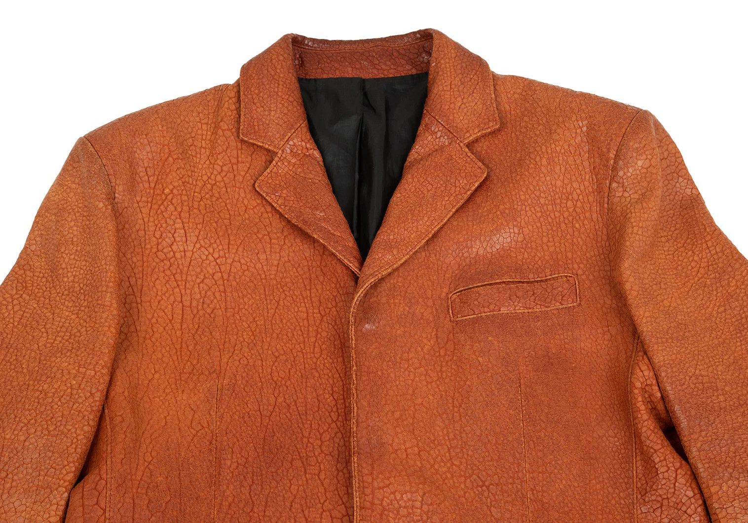 Jean Paul Gaultier Leather Jacket in Brown, Size 48 Size US M / EU 48-50 / 2 - 2 Thumbnail