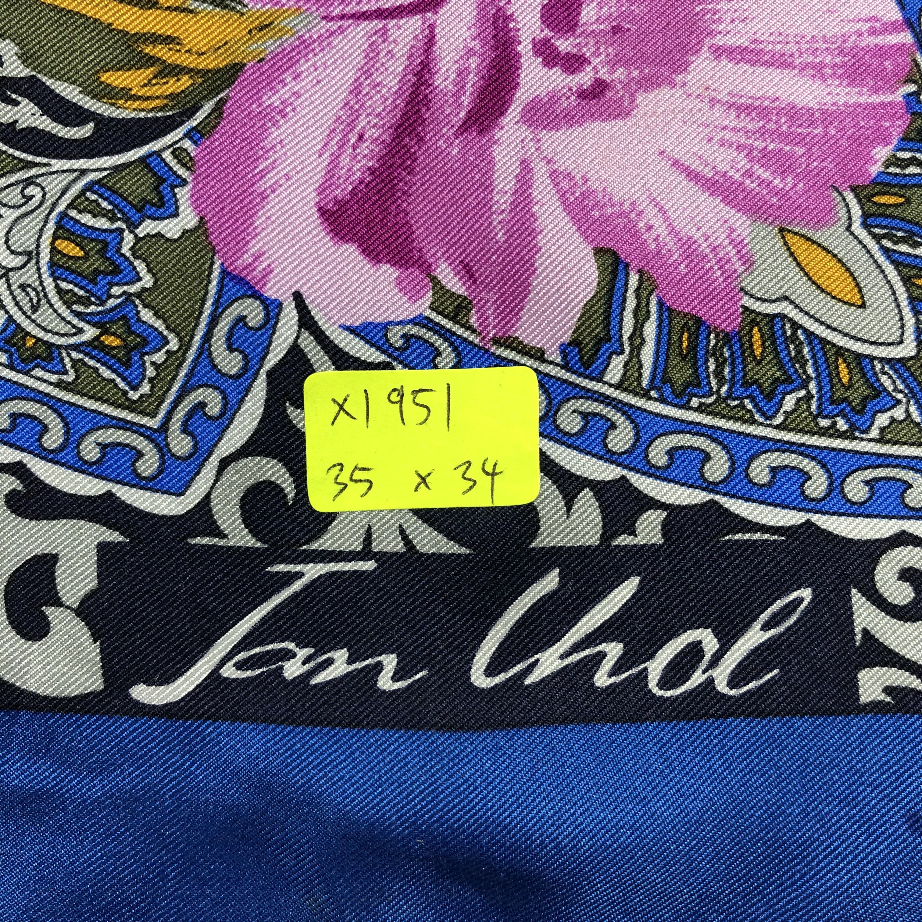 Vintage Vintage Silk Scarf Size ONE SIZE - 8 Thumbnail