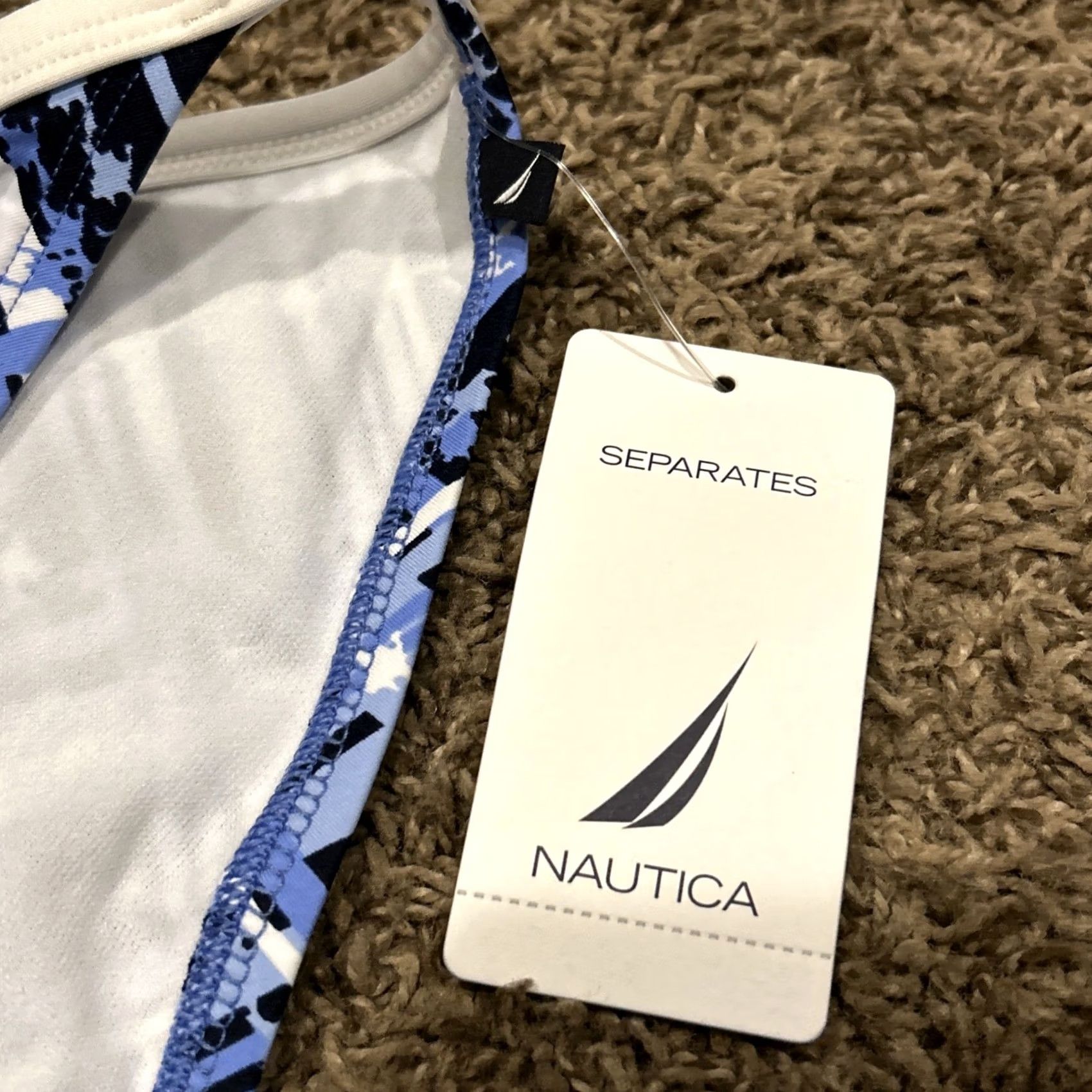 Nautica Nautica Bikini Bottom Multicolor Nylon 16 B15 Women Bikini Bottom Colorful Floral Stretch NWT Mexico Size 38" / US 16 / IT 52 - 2 Thumbnail