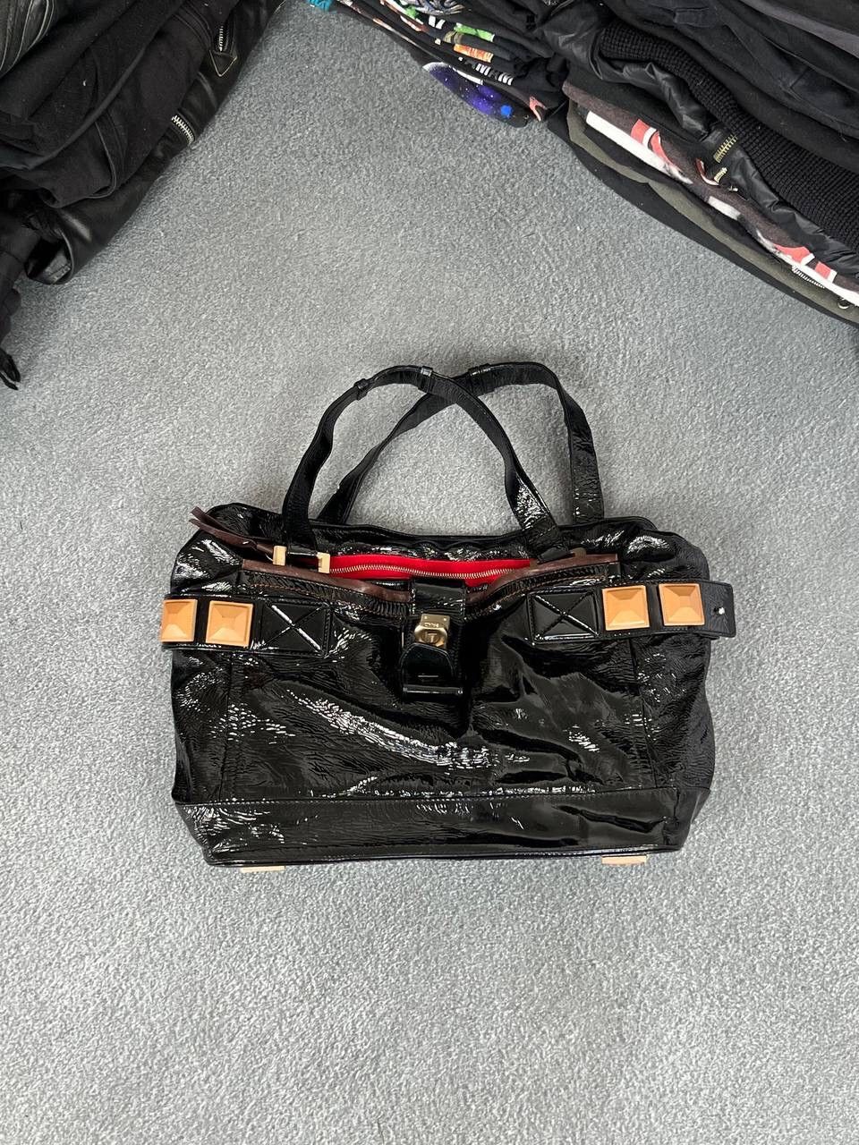 Chloe Chloe 00s Avant Garde Glamour Leather Handle Bag Size ONE SIZE - 1 Thumbnail