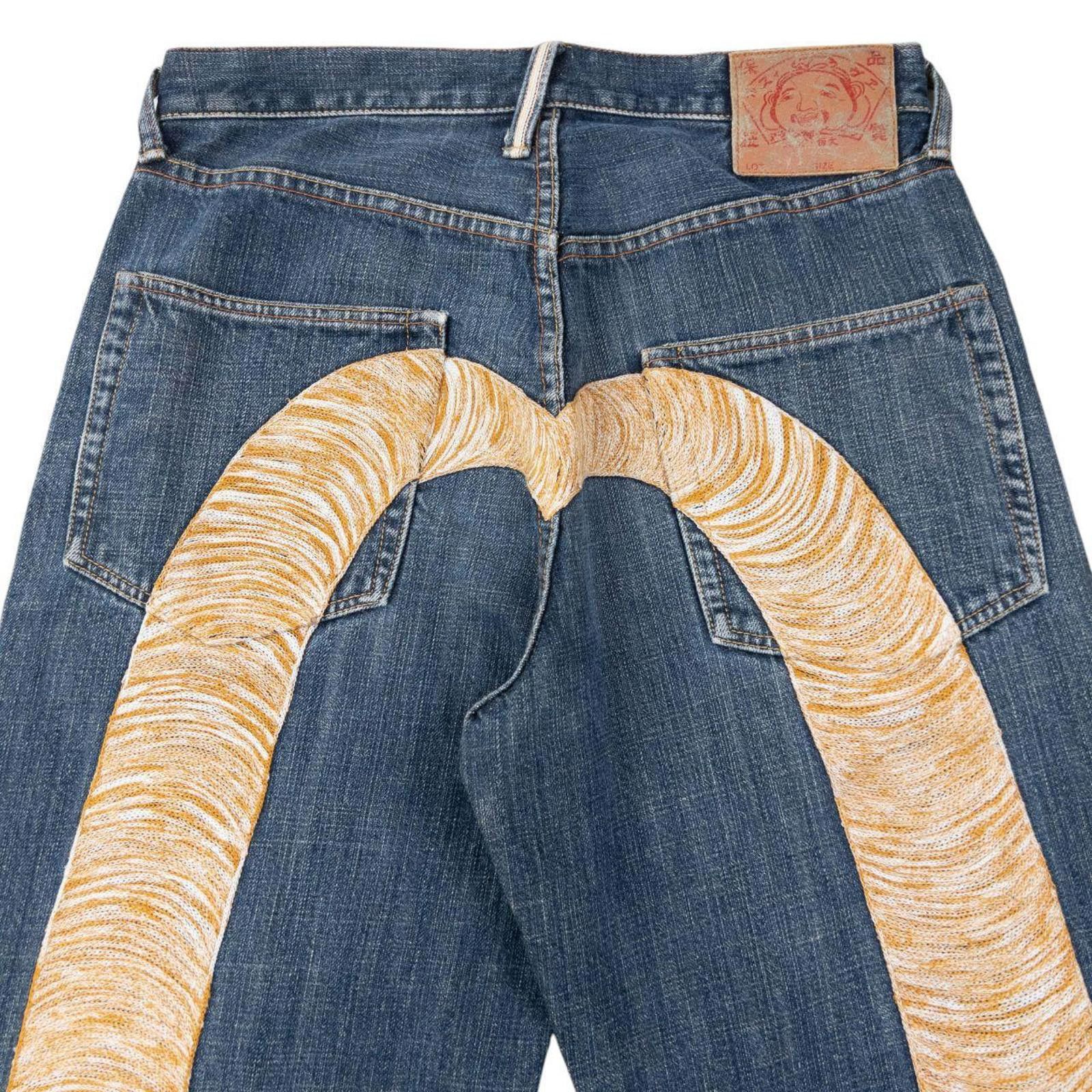 Evisu Vintage 2000s Evisu Embroidered Daicock Denim Jeans Size W30 Size US 30 / EU 46 - 2 Thumbnail