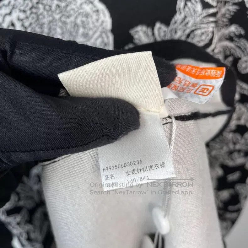 Hermes Hermes Black and White Leopard Print Cashmere Long Sleeve Size XS / US 0-2 / IT 36-38 - 9 Thumbnail